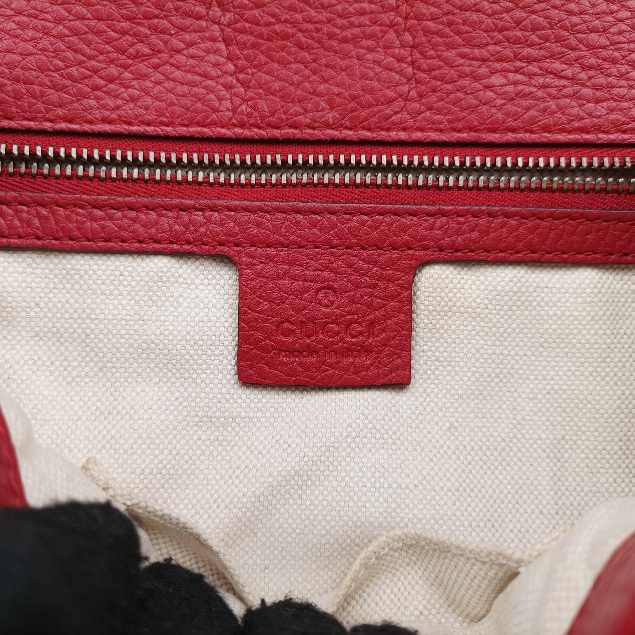 Vintage Gucci GG Marmont Red Leather 421890 handbag | stylenewstar