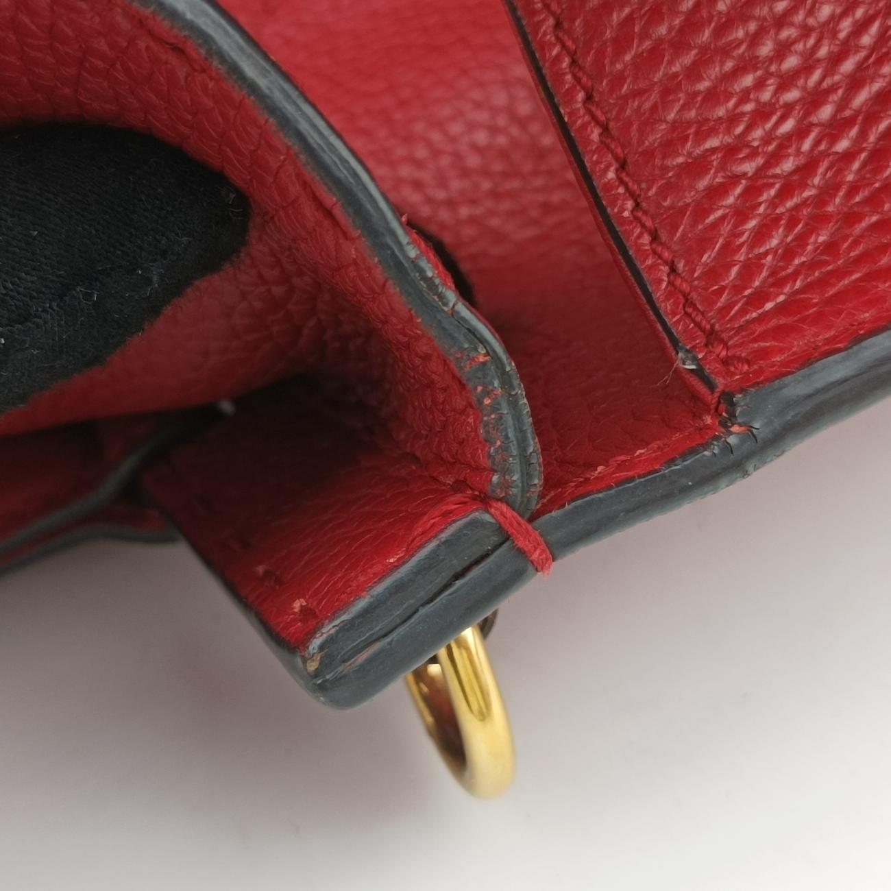 Vintage Gucci GG Marmont Red Leather 421890 handbag | stylenewstar