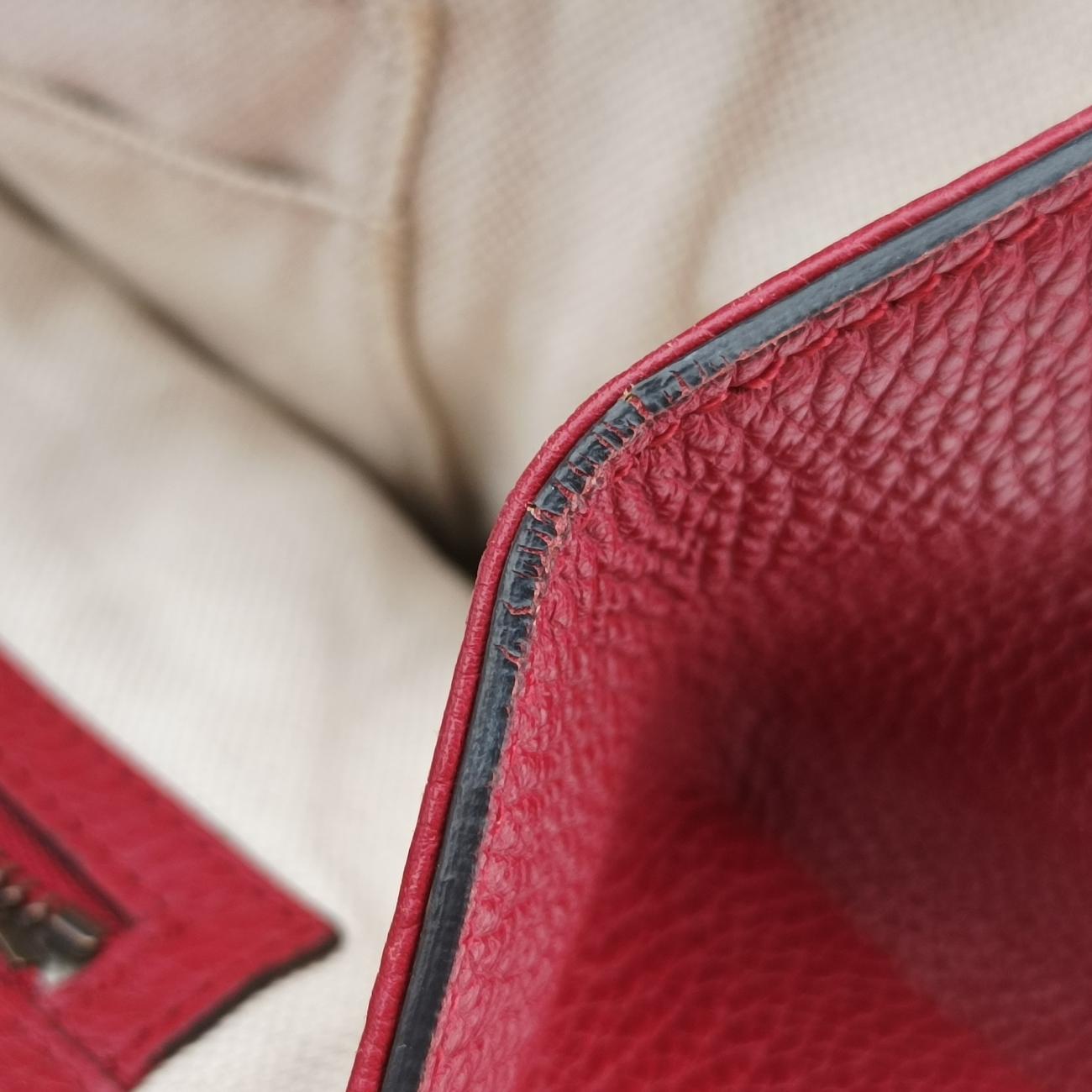 Vintage Gucci GG Marmont Red Leather 421890 handbag | stylenewstar