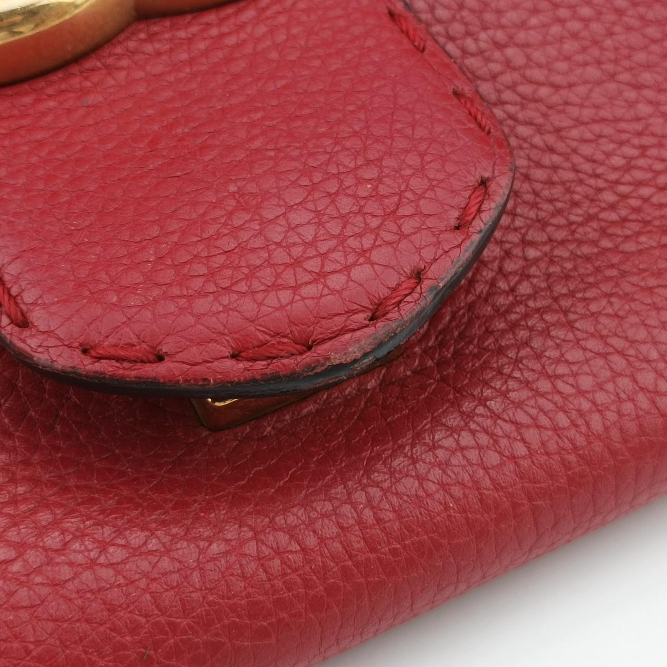 Vintage Gucci GG Marmont Red Leather 421890 handbag | stylenewstar