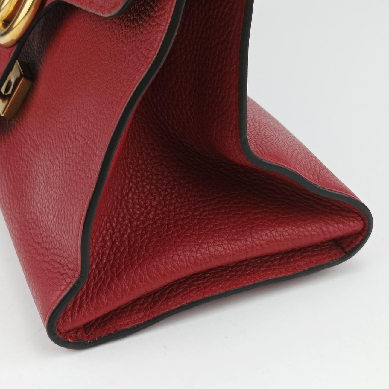 Vintage Gucci GG Marmont Red Leather 421890 handbag | stylenewstar