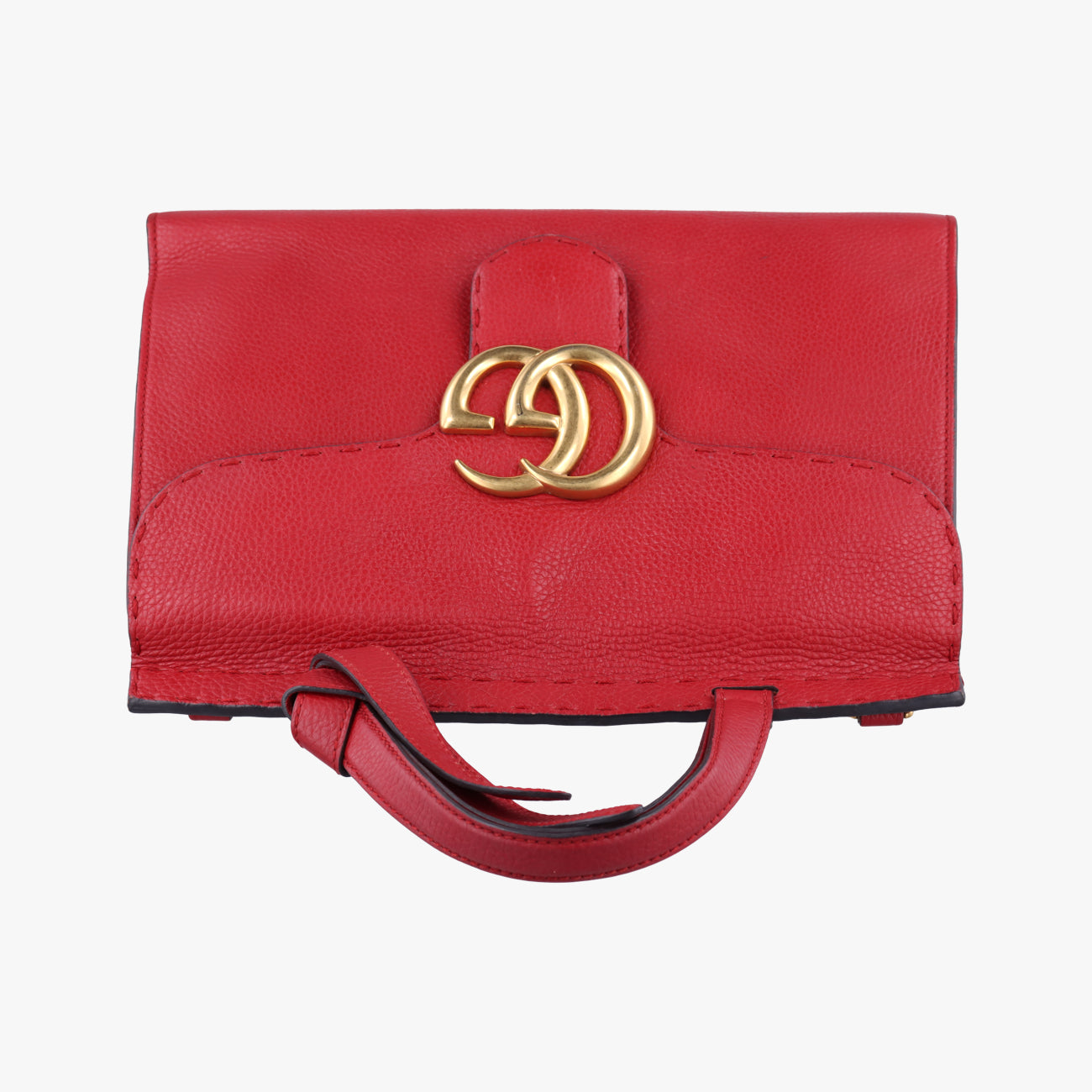 Vintage Gucci GG Marmont Red Leather 421890 handbag | stylenewstar