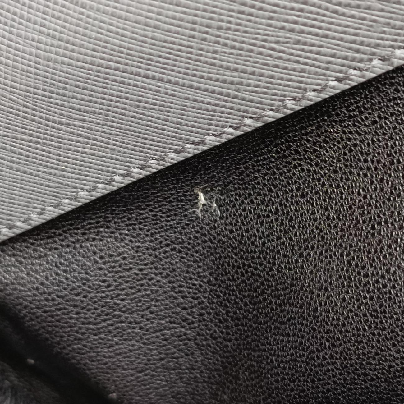 Vintage Prada Triangle Logo Plate Grey Saffiano Leather  handbag | stylenewstar