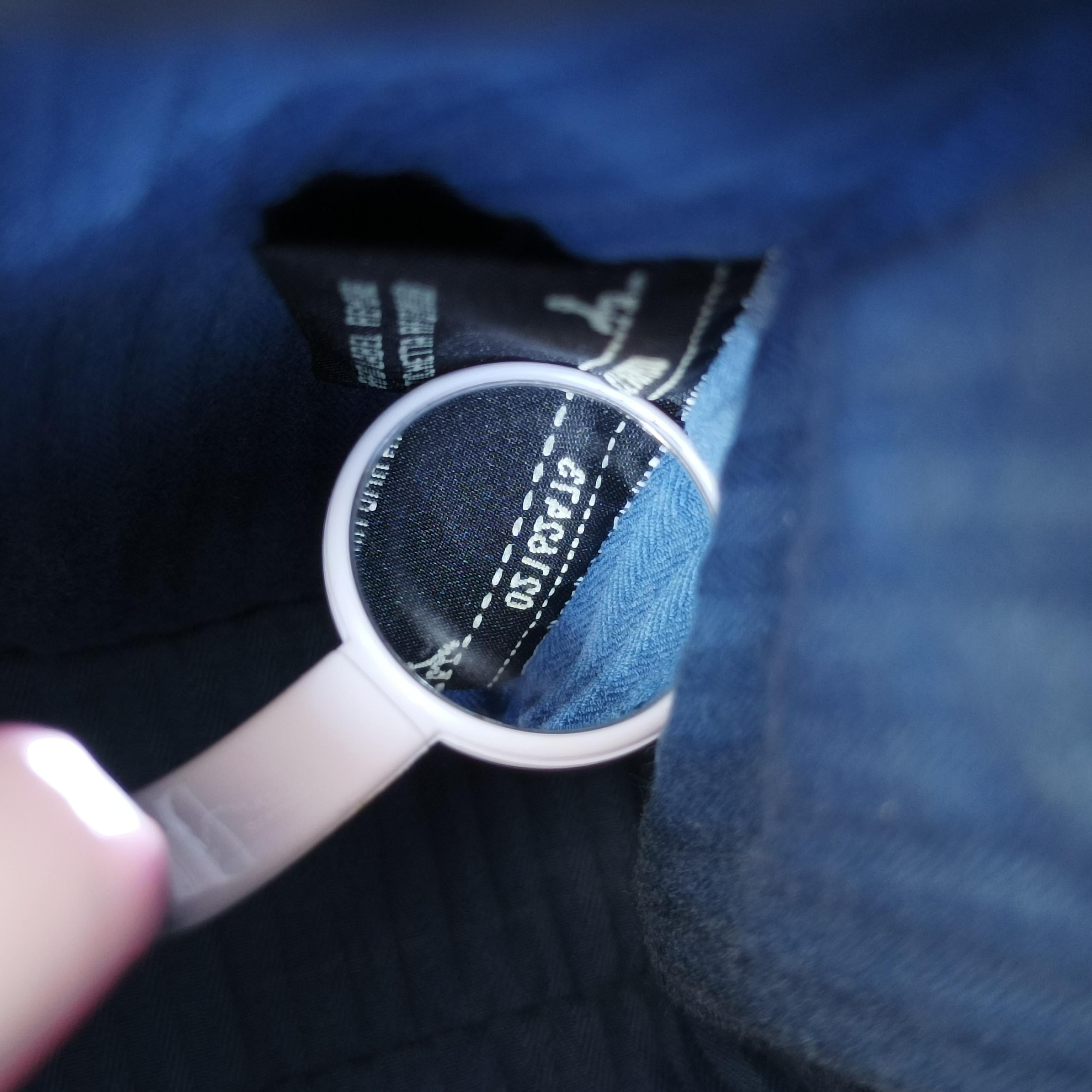 Pre-owned Fendi Petite 2 JOURS Blue Leather 8BH253 shoulderbag | stylenewstar