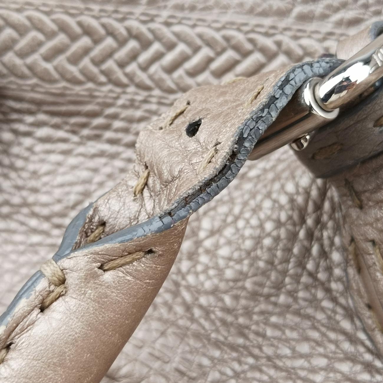 Pre-owned Fendi Selleria Horse Beige Leather 8BN156 shoulderbag | stylenewstar