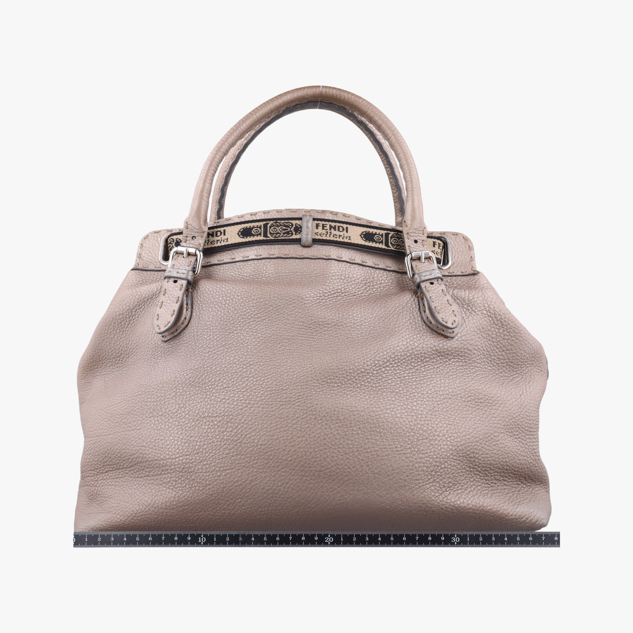 Pre-owned Fendi Selleria Horse Beige Leather 8BN156 shoulderbag | stylenewstar