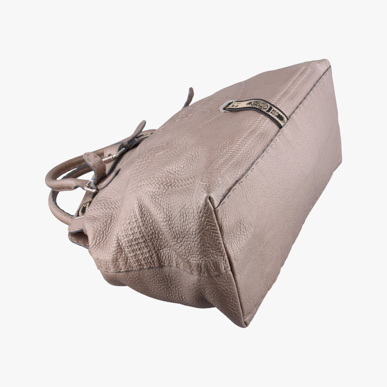 Pre-owned Fendi Selleria Horse Beige Leather 8BN156 shoulderbag | stylenewstar