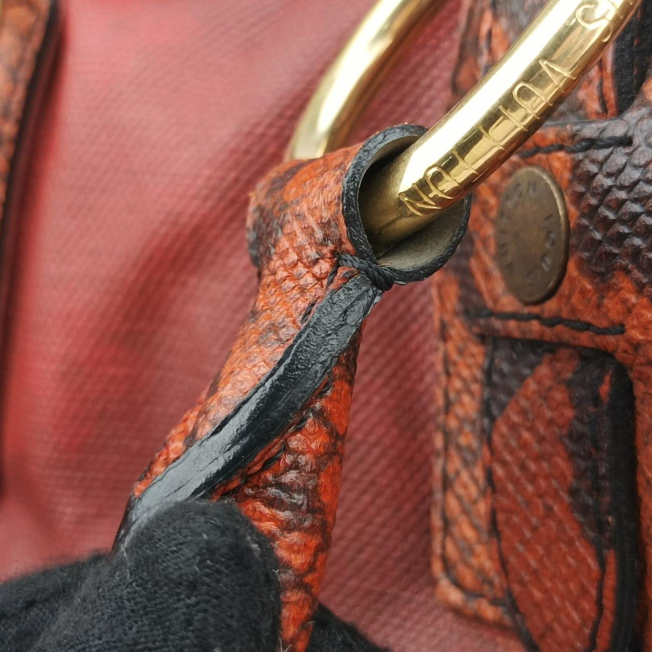 Secondhand Louis Vuitton Man Crazy rouge×multicolor Monogram Jokes M95737 handbag | stylenewstar