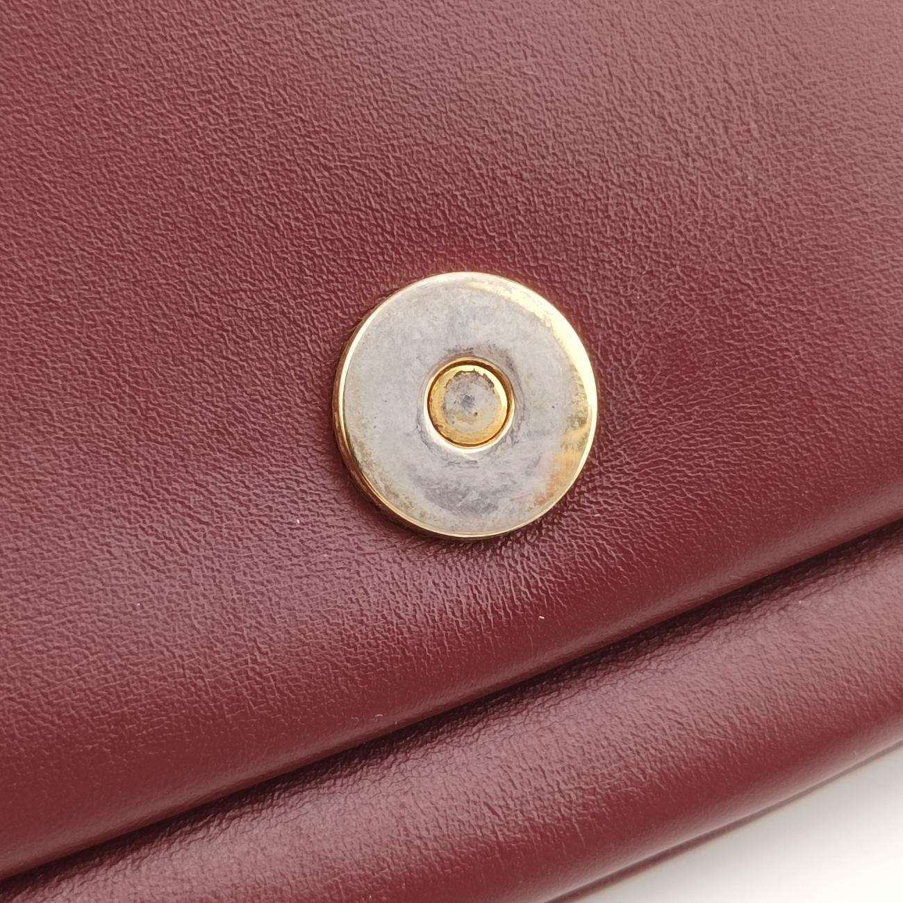 Pre-owned Gucci Arli Burgundy Leather 550129 shoulderbag | stylenewstar