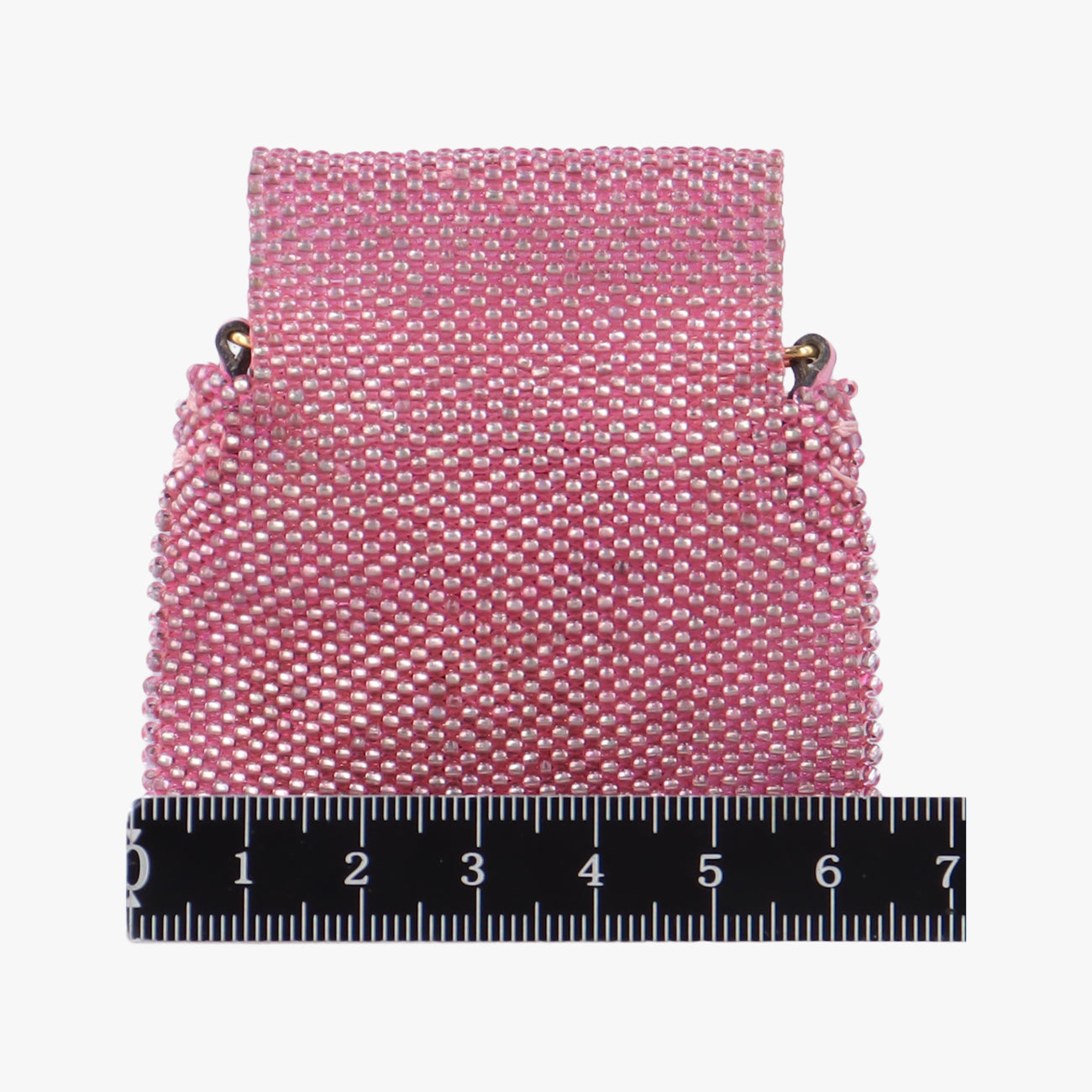 Secondhand Fendi AirPods case Mini Pico Baguette Pink Beaded  shoulderbag | stylenewstar