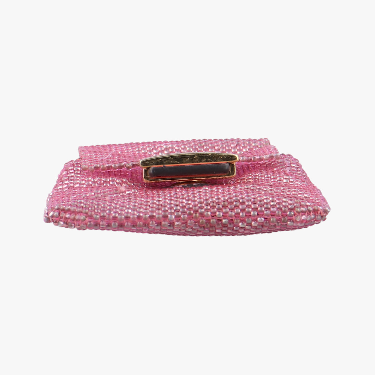 Secondhand Fendi AirPods case Mini Pico Baguette Pink Beaded  shoulderbag | stylenewstar