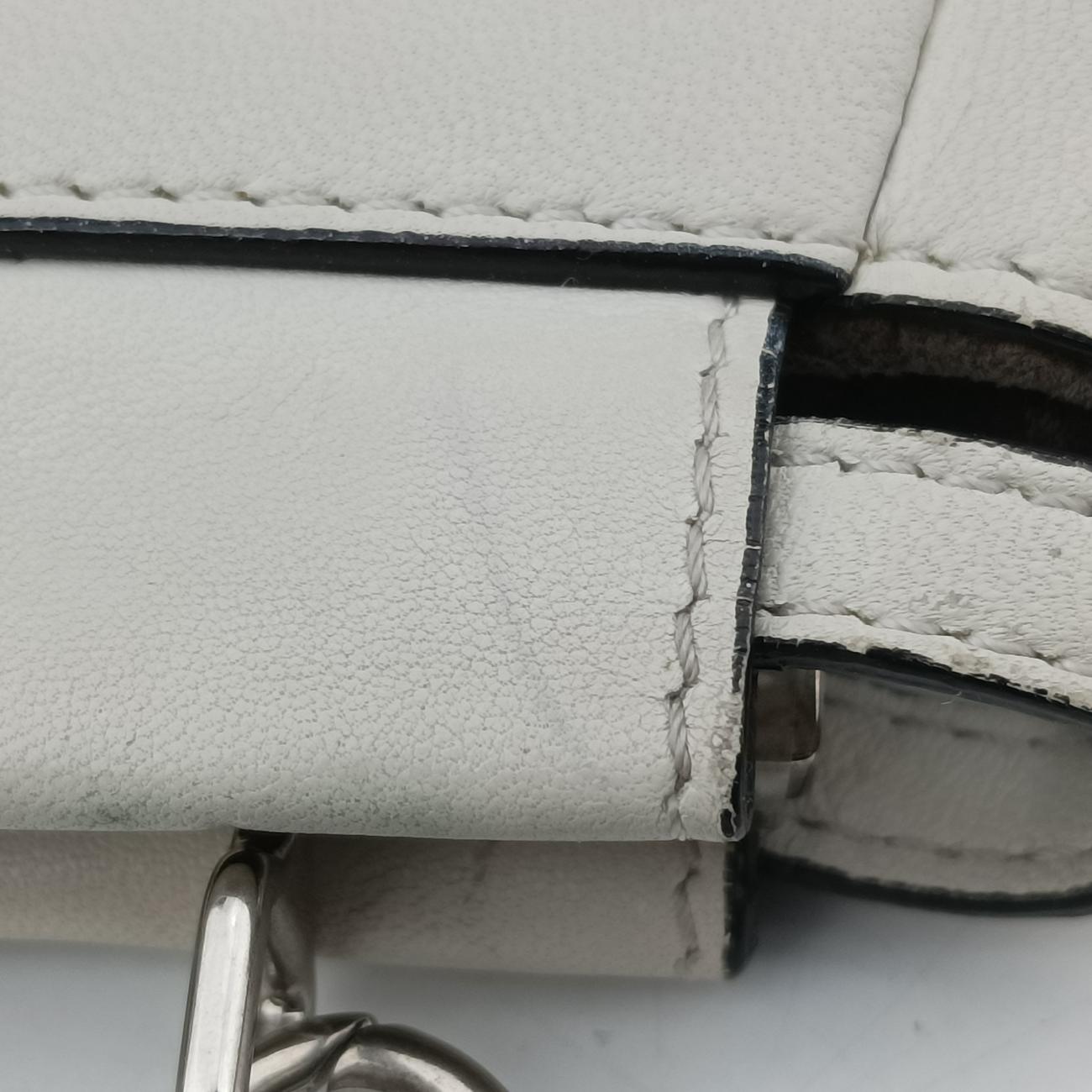 Secondhand Fendi Micro Peekaboo White×multicolor Leather 8M0355 shoulderbag | stylenewstar