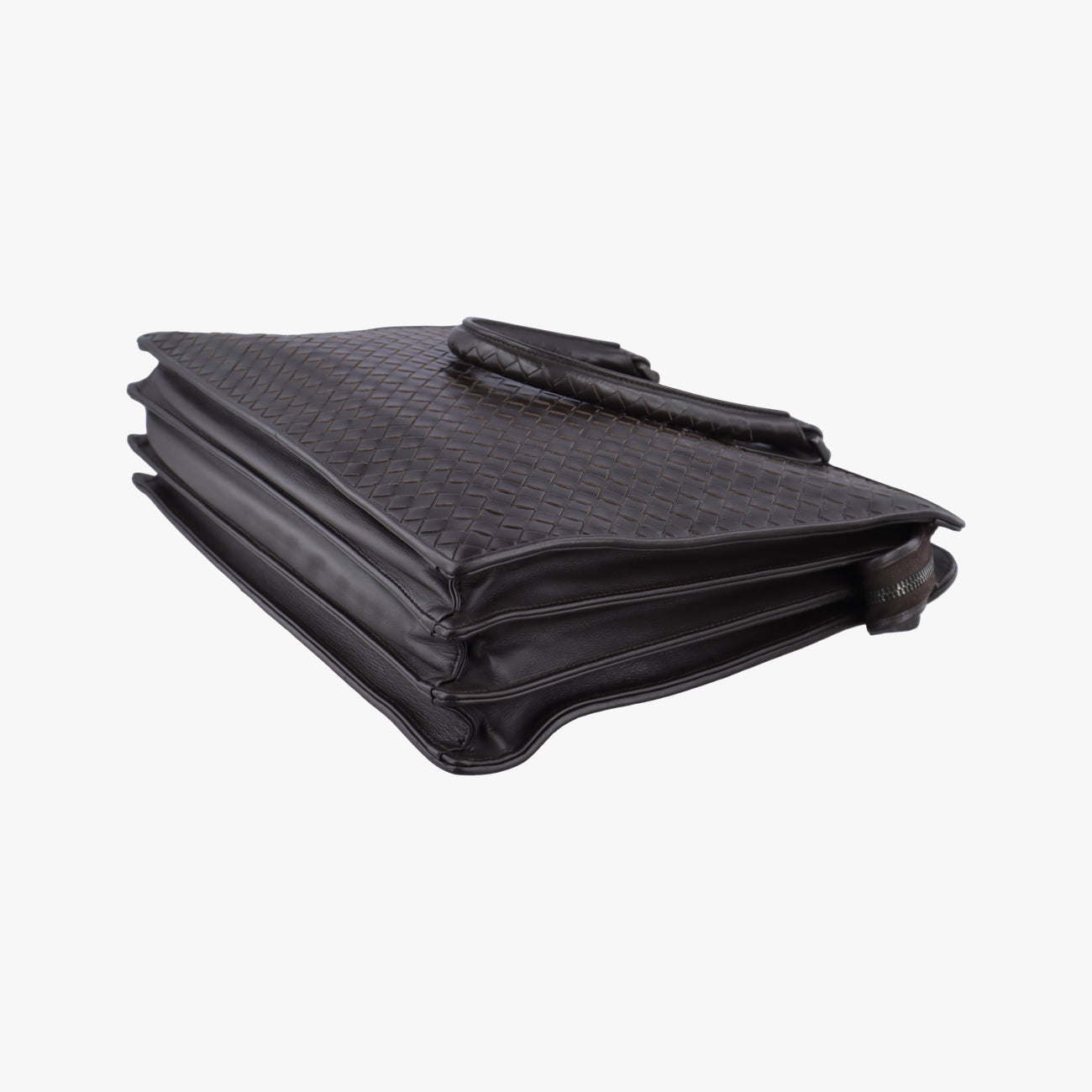 Pre-owned Bottega Veneta Intrecciato Brown lambskin  handbag | stylenewstar