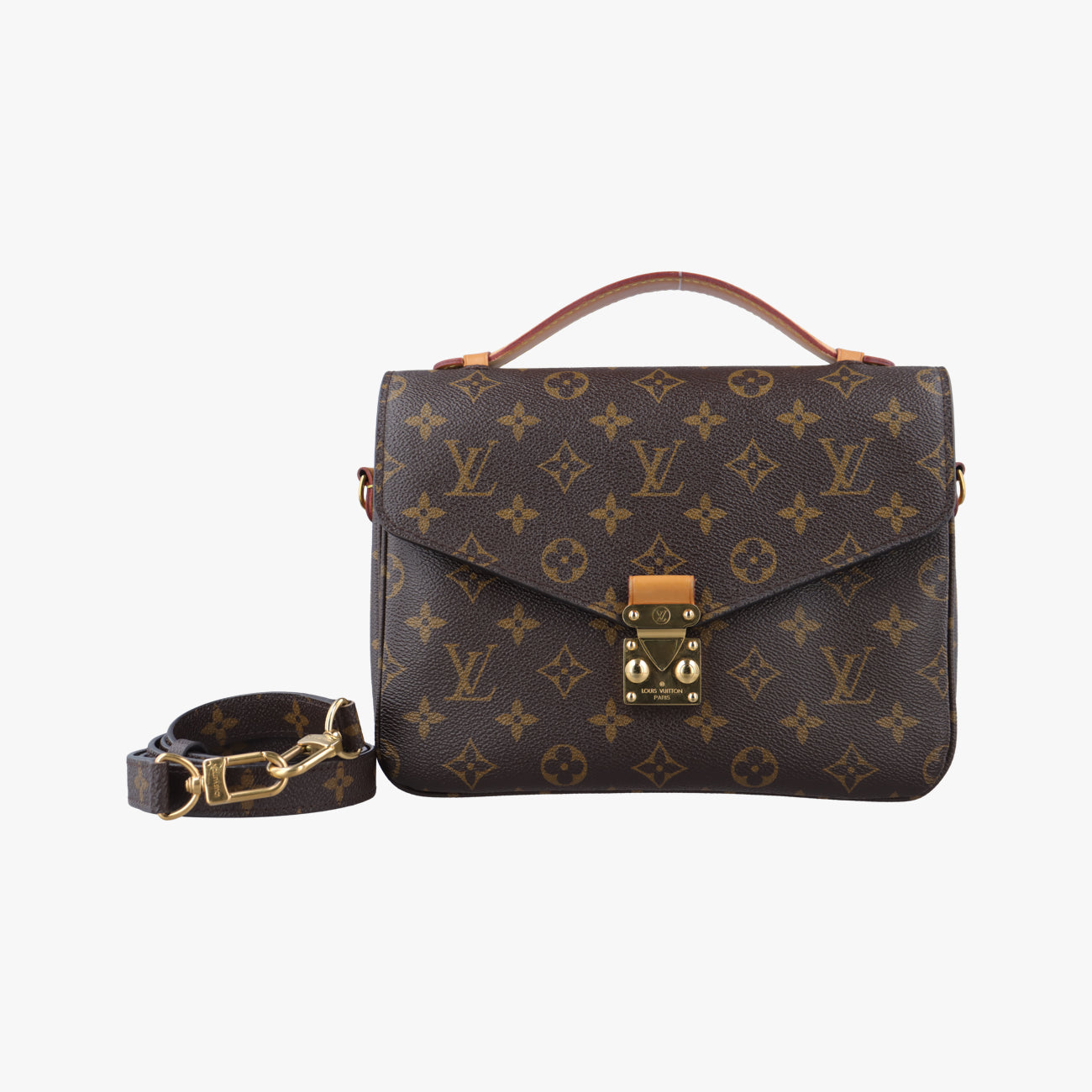 Vintage Louis Vuitton Pochette Metis MM Brown Monogram Canvas M44875 shoulderbag | stylenewstar