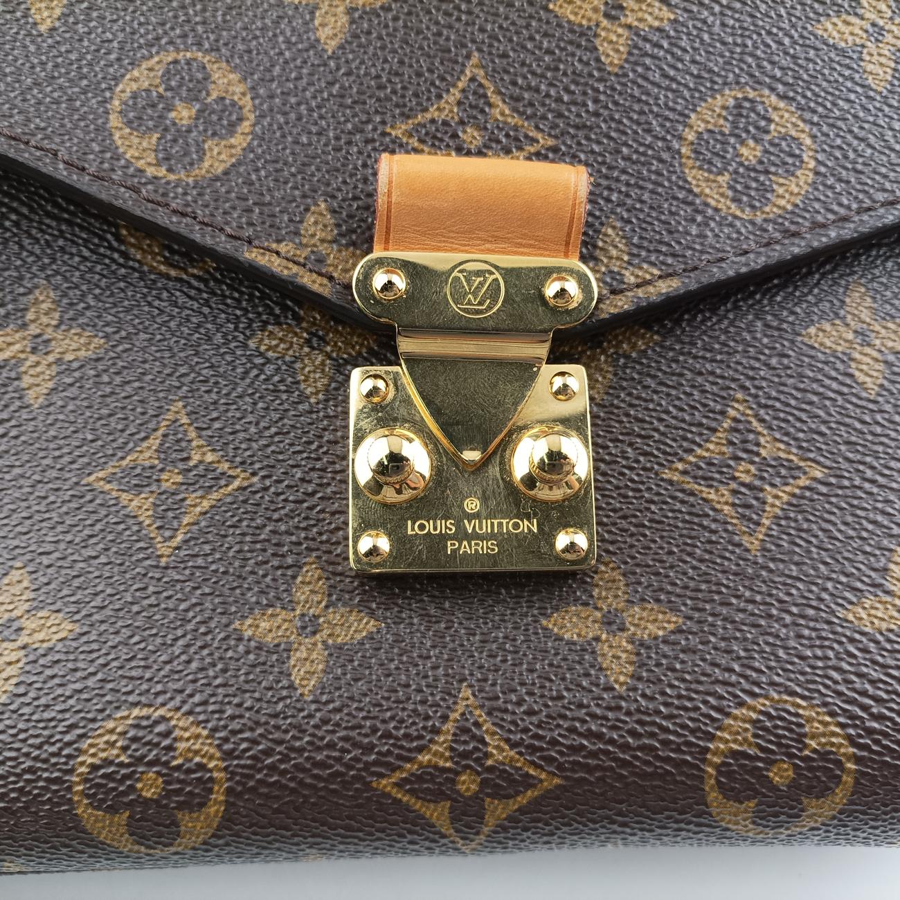 Vintage Louis Vuitton Pochette Metis MM Brown Monogram Canvas M44875 shoulderbag | stylenewstar