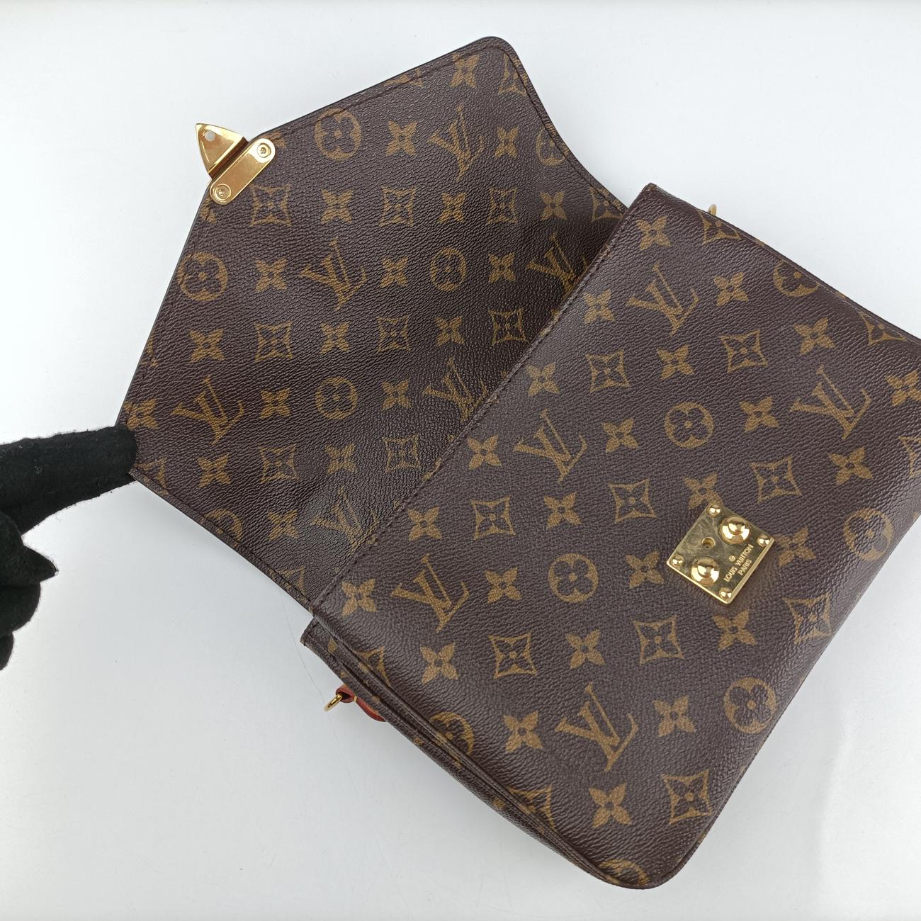 Vintage Louis Vuitton Pochette Metis MM Brown Monogram Canvas M44875 shoulderbag | stylenewstar