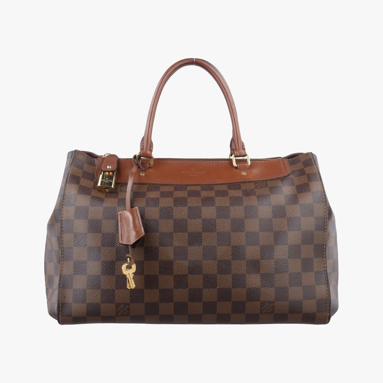Pre-owned Louis Vuitton GREENWICH EBENE Damier Canvas N41337 handbag | stylenewstar