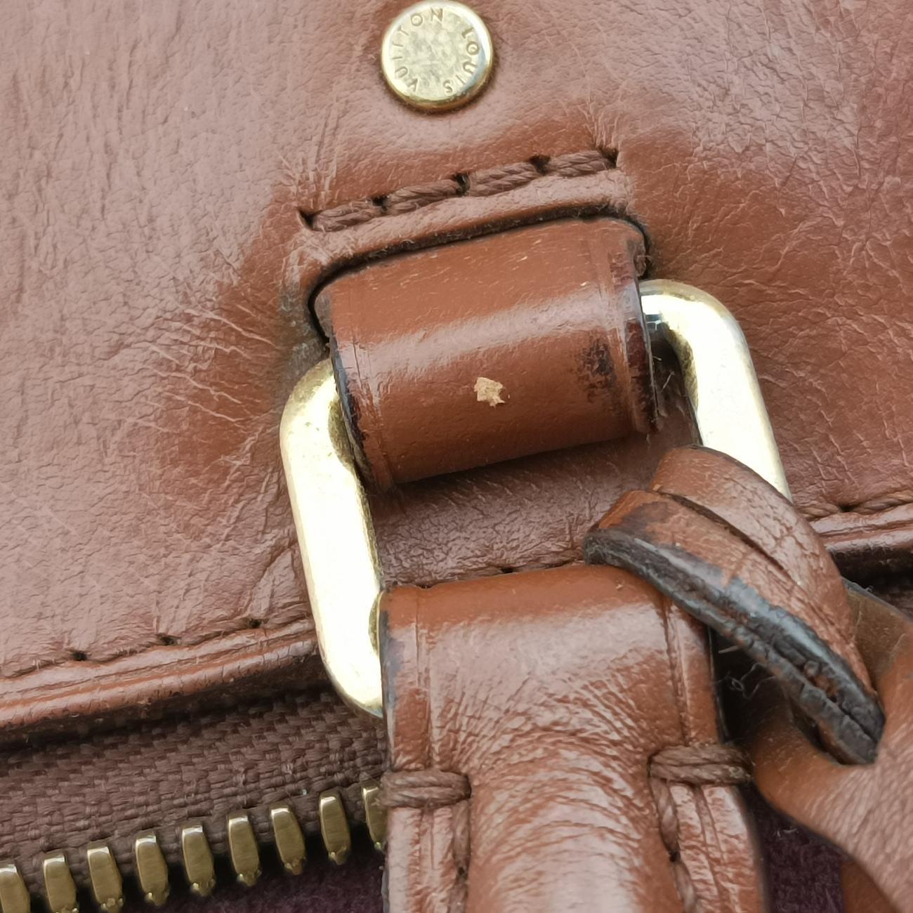 Pre-owned Louis Vuitton GREENWICH EBENE Damier Canvas N41337 handbag | stylenewstar