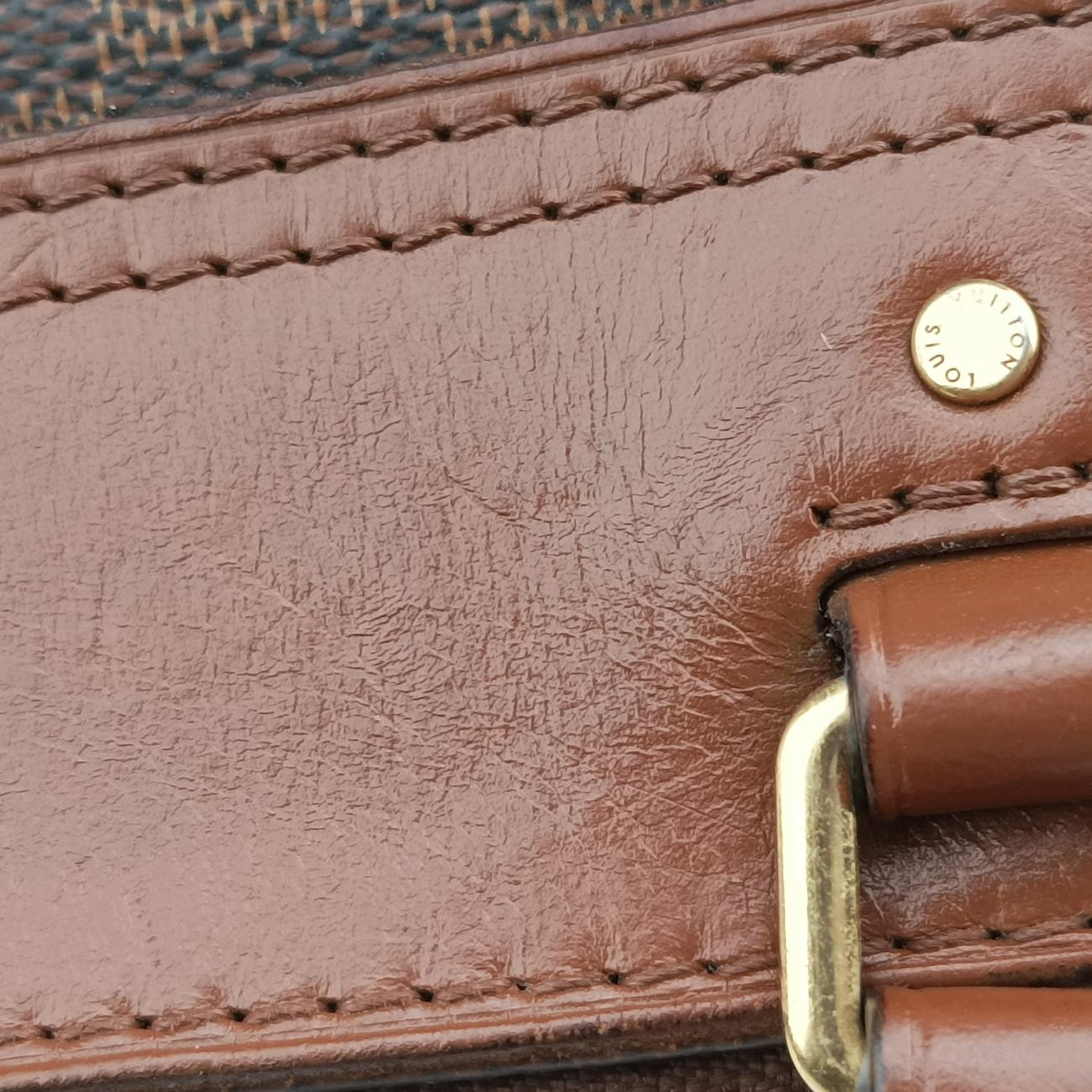 Pre-owned Louis Vuitton GREENWICH EBENE Damier Canvas N41337 handbag | stylenewstar