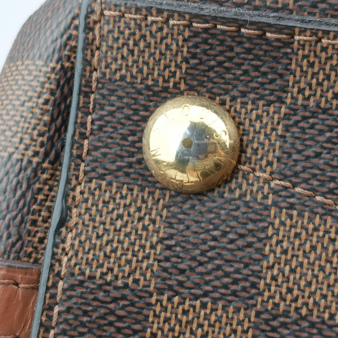 Pre-owned Louis Vuitton GREENWICH EBENE Damier Canvas N41337 handbag | stylenewstar