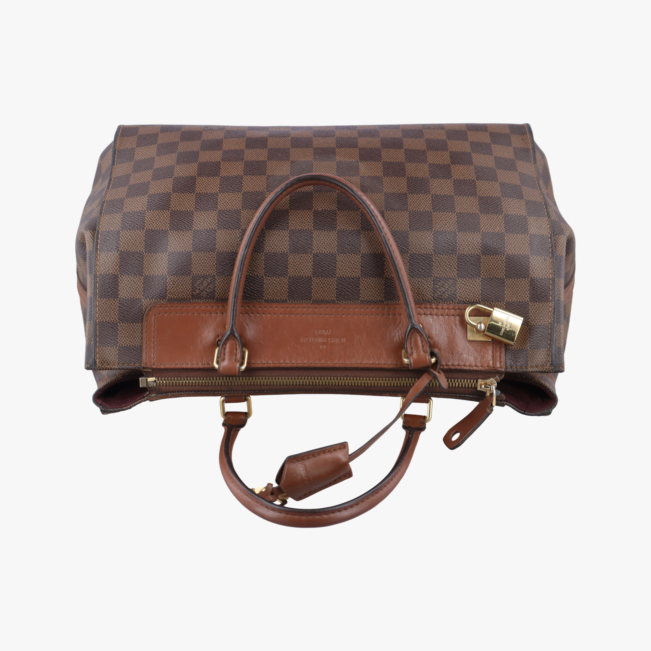 Pre-owned Louis Vuitton GREENWICH EBENE Damier Canvas N41337 handbag | stylenewstar