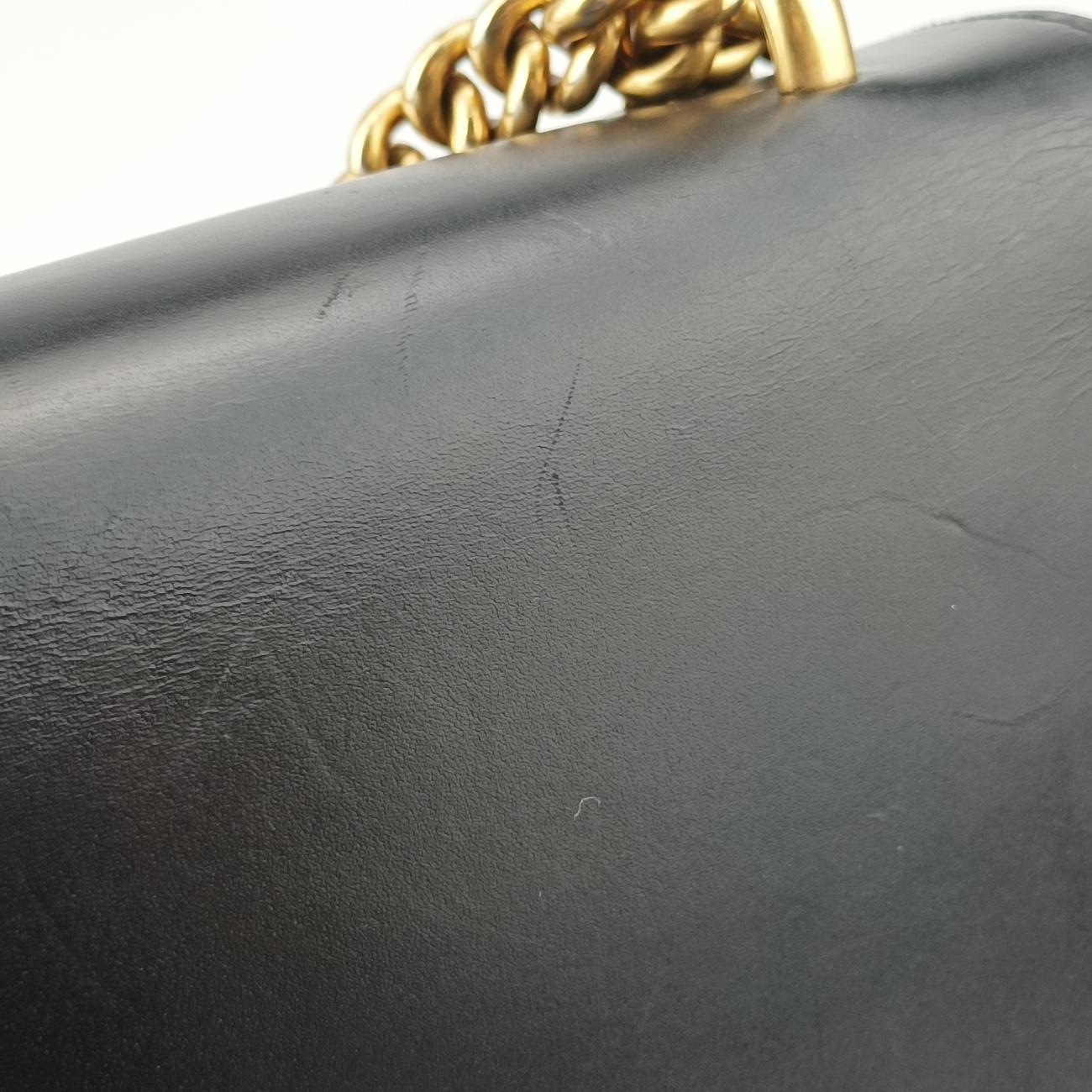 Vintage Gucci GG Marmont Black Leather 431777 shoulderbag | stylenewstar