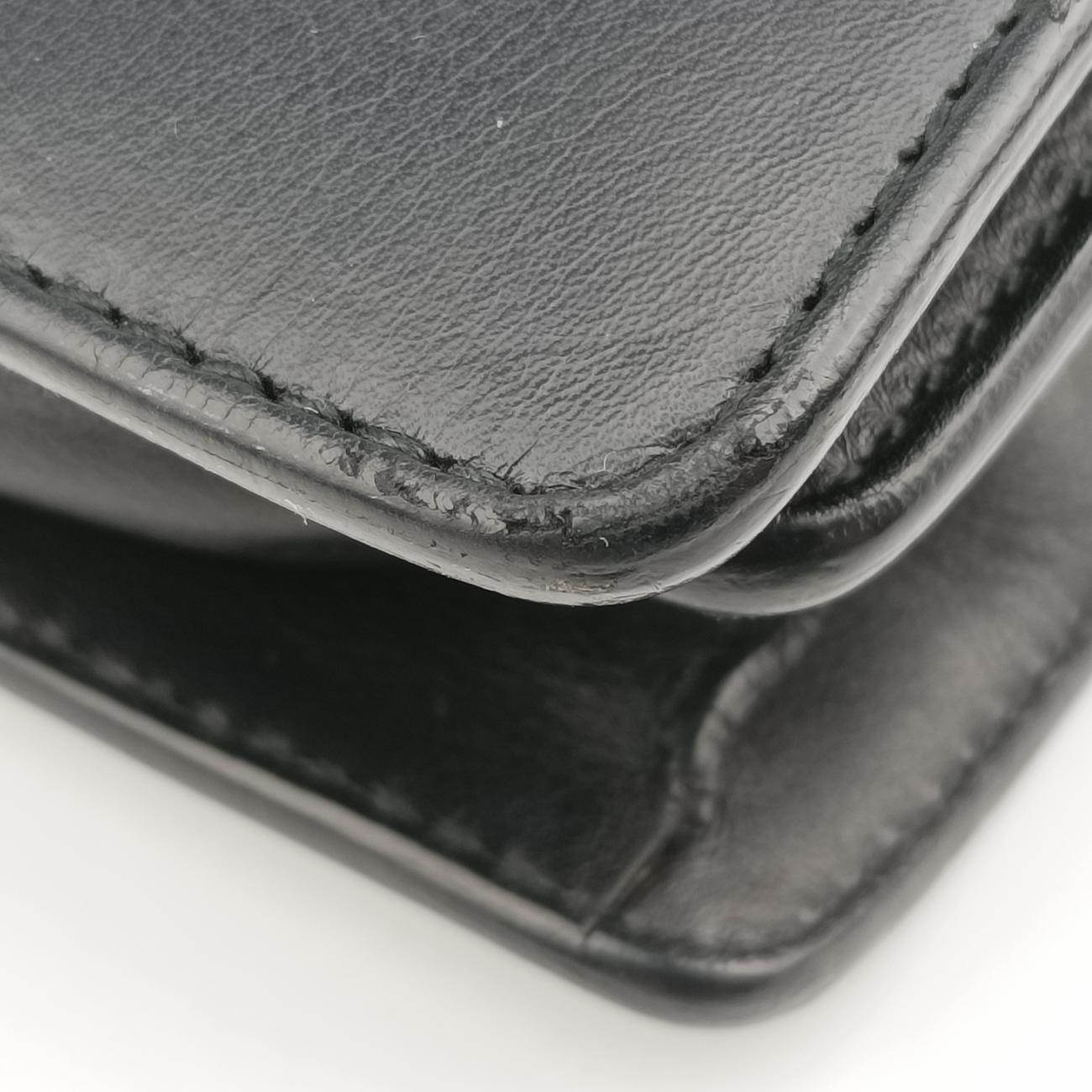 Vintage Gucci Animalier Black Leather 412007 shoulderbag | stylenewstar