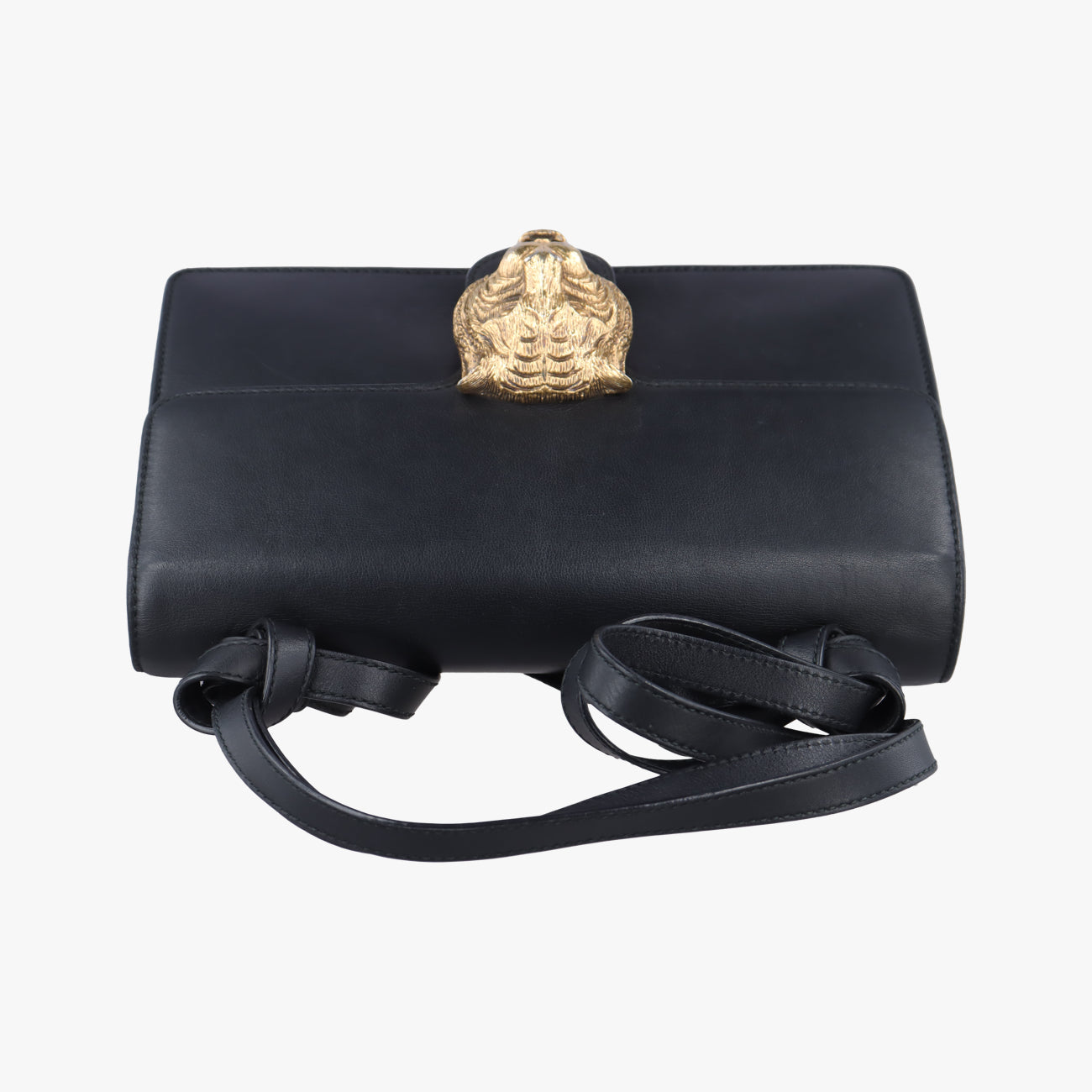 Vintage Gucci Animalier Black Leather 412007 shoulderbag | stylenewstar