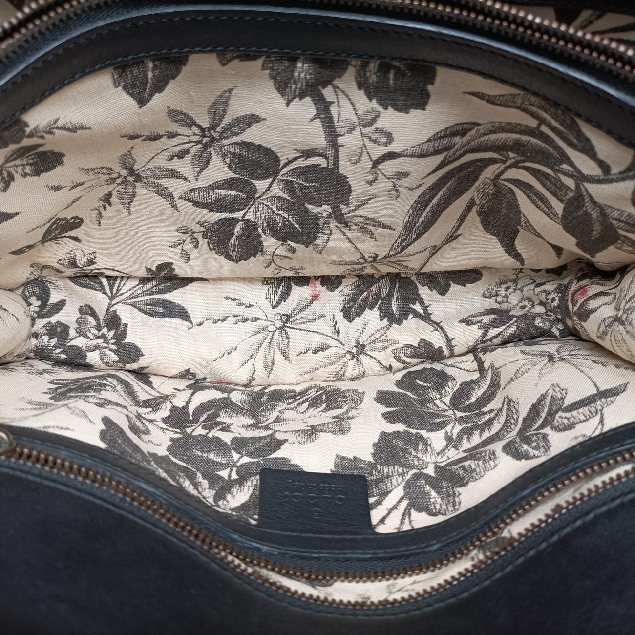 Vintage Gucci Animalier Black Leather 412007 shoulderbag | stylenewstar