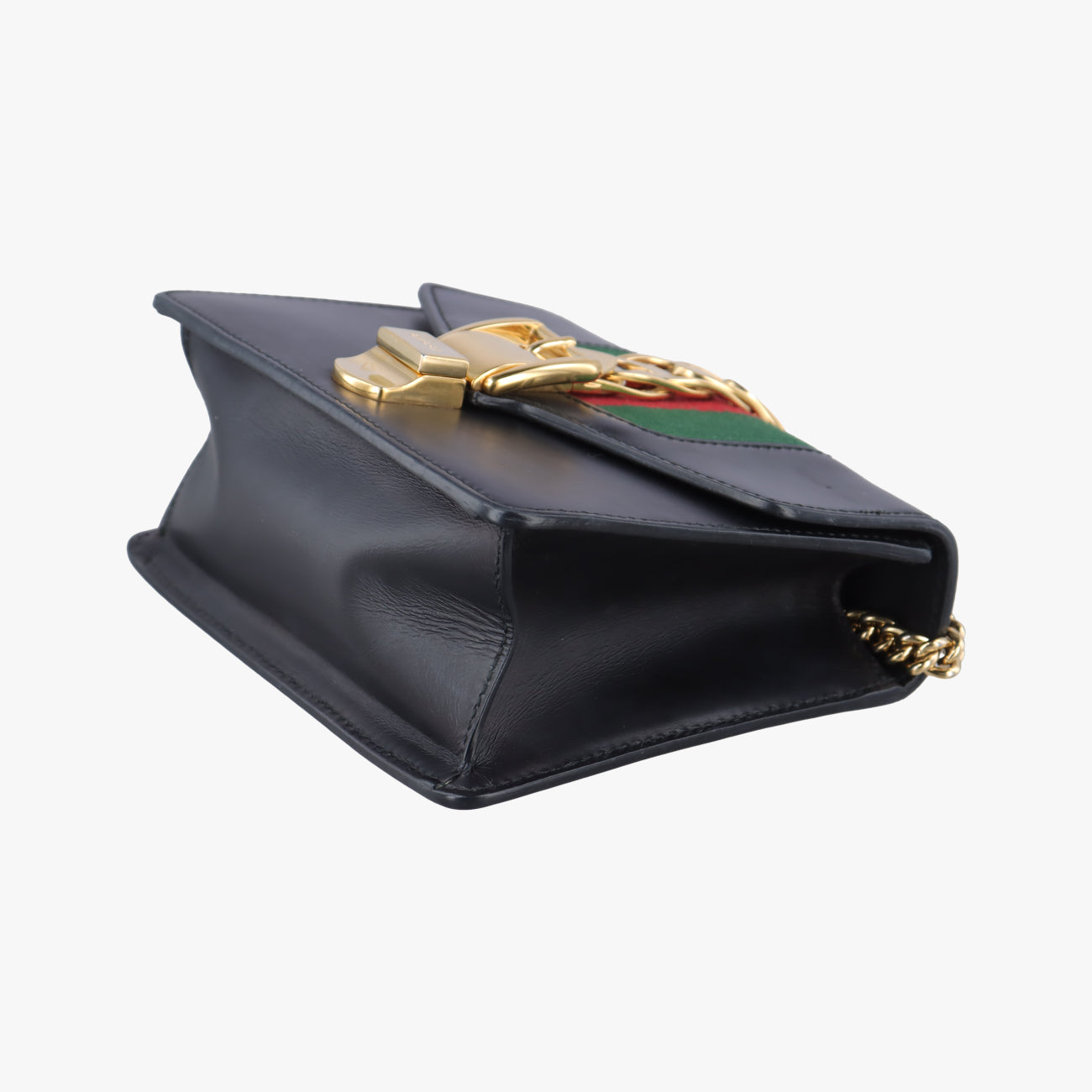 Vintage Gucci Sylvie Black×red×Green Leather 431666 shoulderbag | stylenewstar
