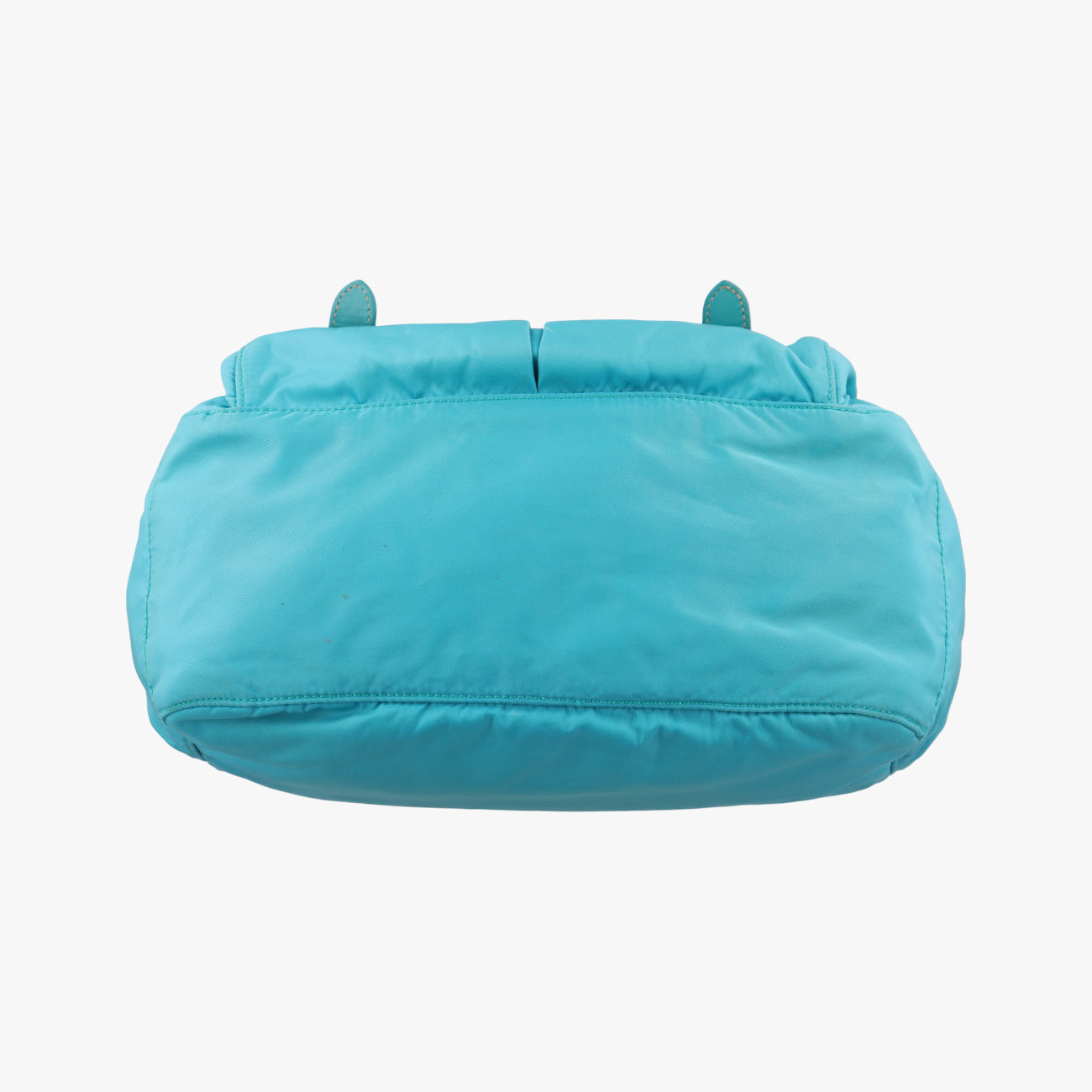 Pre-owned Prada buckle messenger Blue Nylon  shoulderbag | stylenewstar