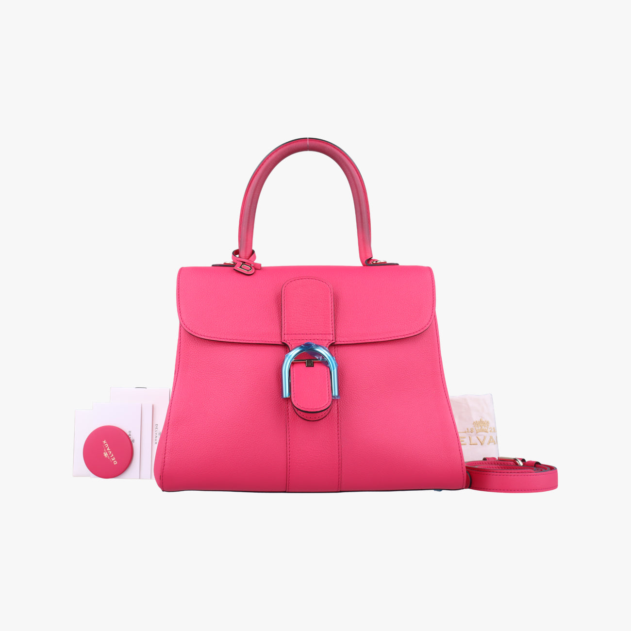 Pre-owned Delvaux Brilliant Pink leather  shoulderbag | stylenewstar