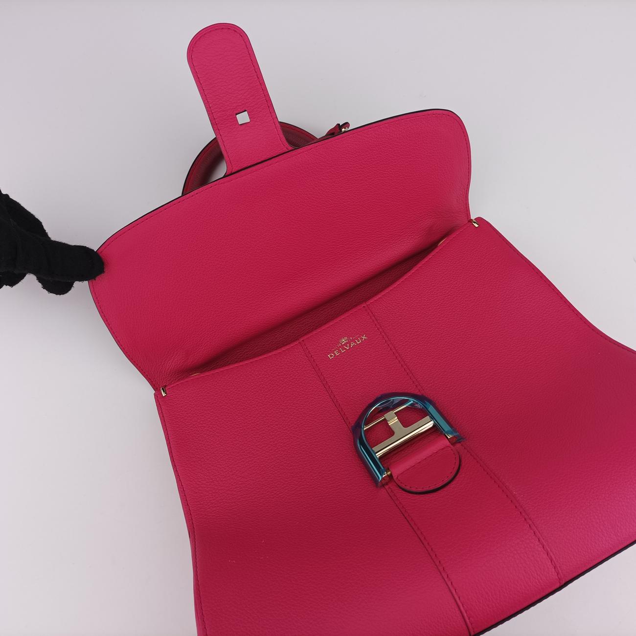 Pre-owned Delvaux Brilliant Pink leather  shoulderbag | stylenewstar
