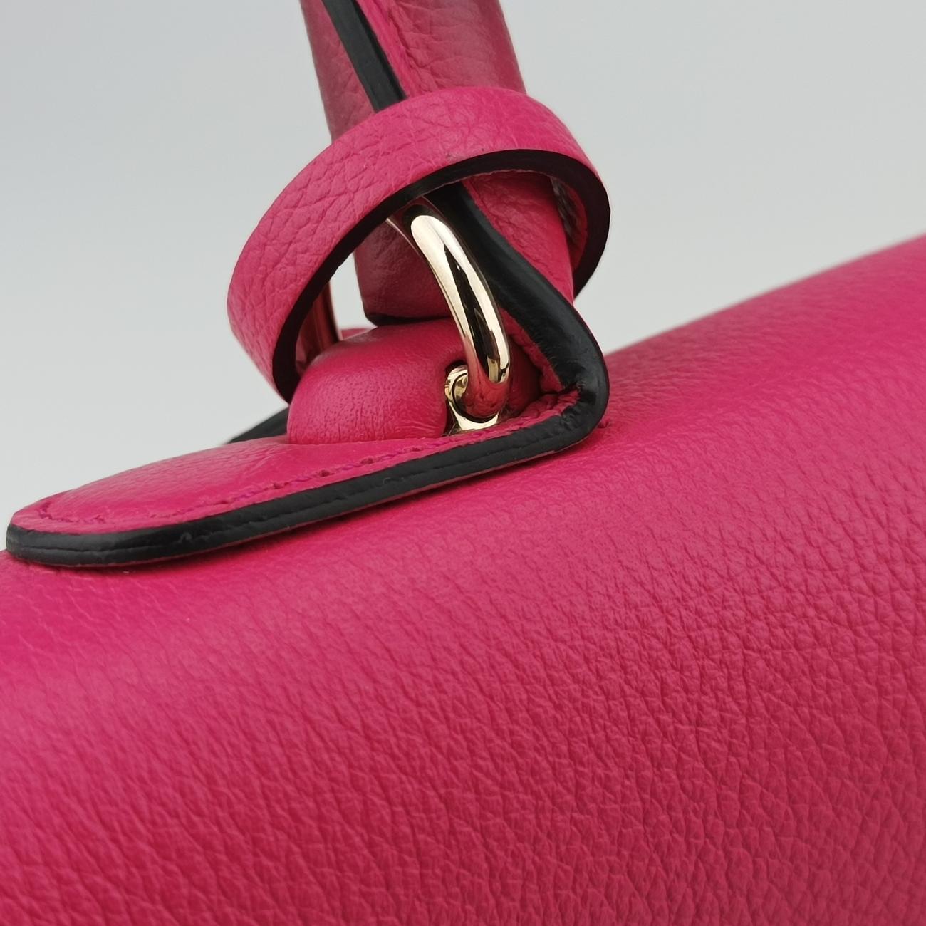 Pre-owned Delvaux Brilliant Pink leather  shoulderbag | stylenewstar