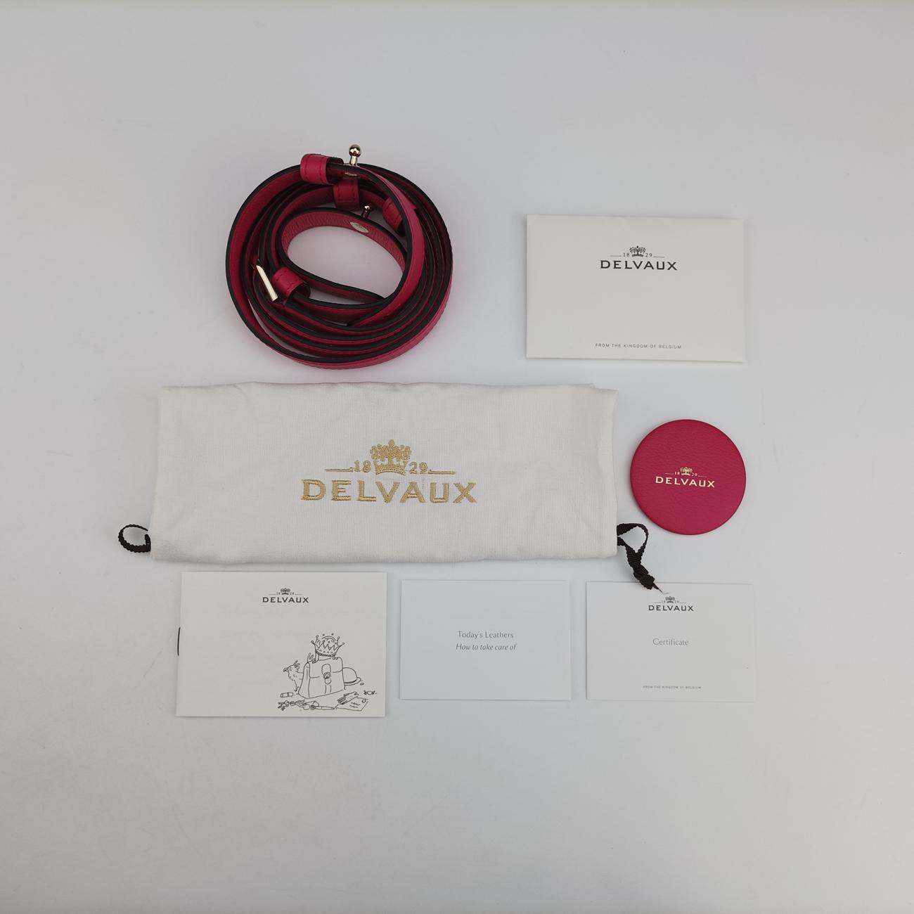 Pre-owned Delvaux Brilliant Pink leather  shoulderbag | stylenewstar