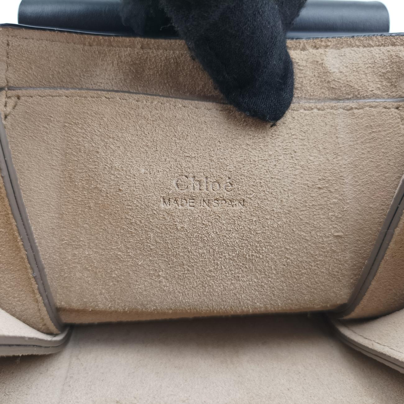 Pre-owned Chloe FAYE Black Leather × suede  shoulderbag | stylenewstar