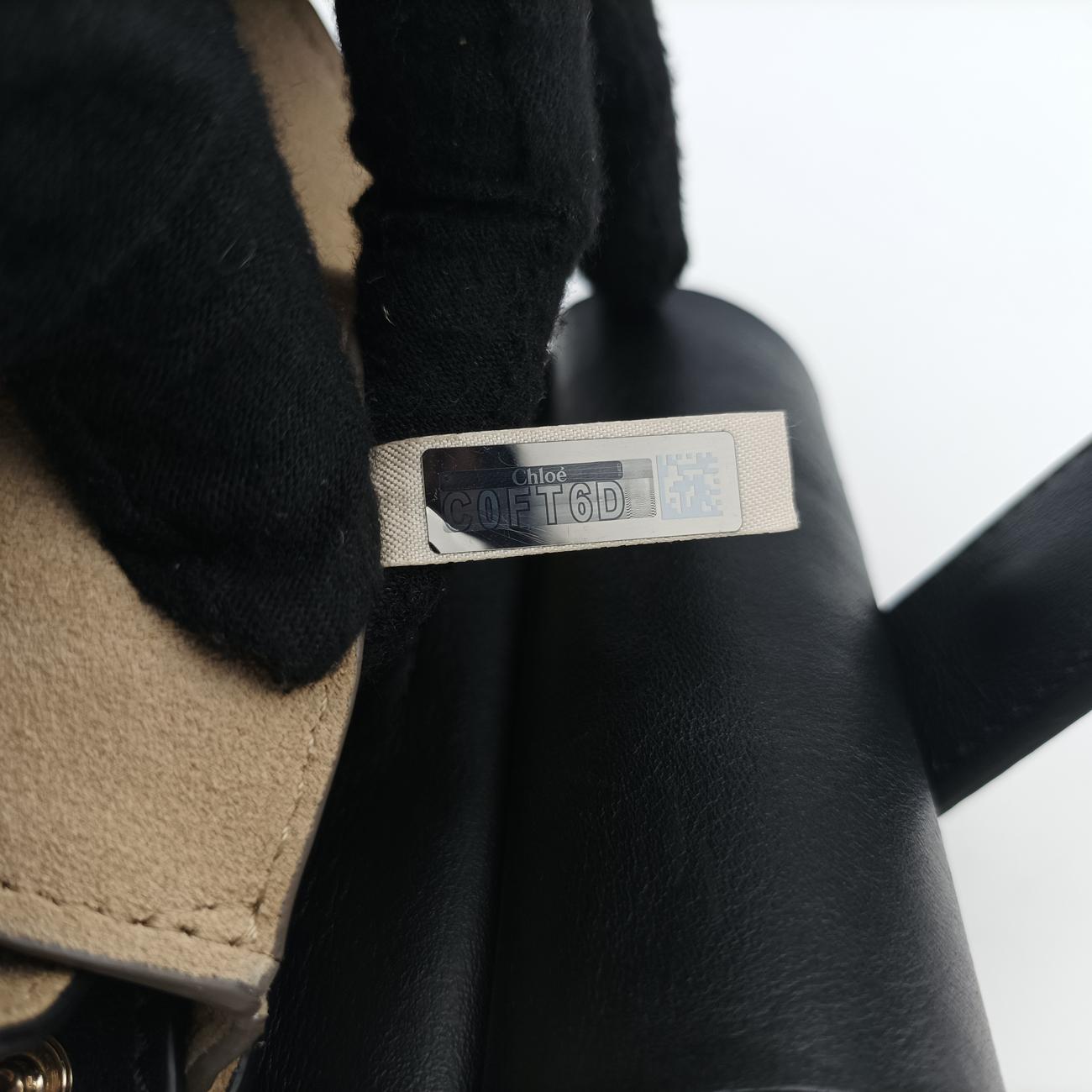 Pre-owned Chloe FAYE Black Leather × suede  shoulderbag | stylenewstar