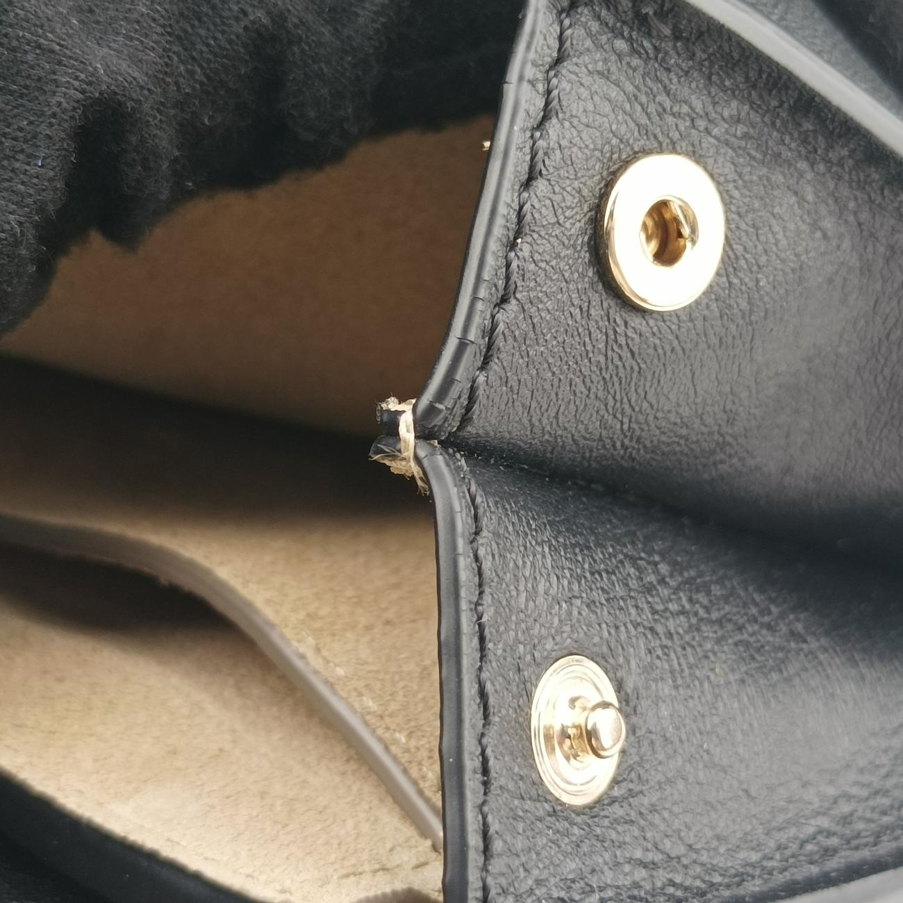 Pre-owned Chloe FAYE Black Leather × suede  shoulderbag | stylenewstar