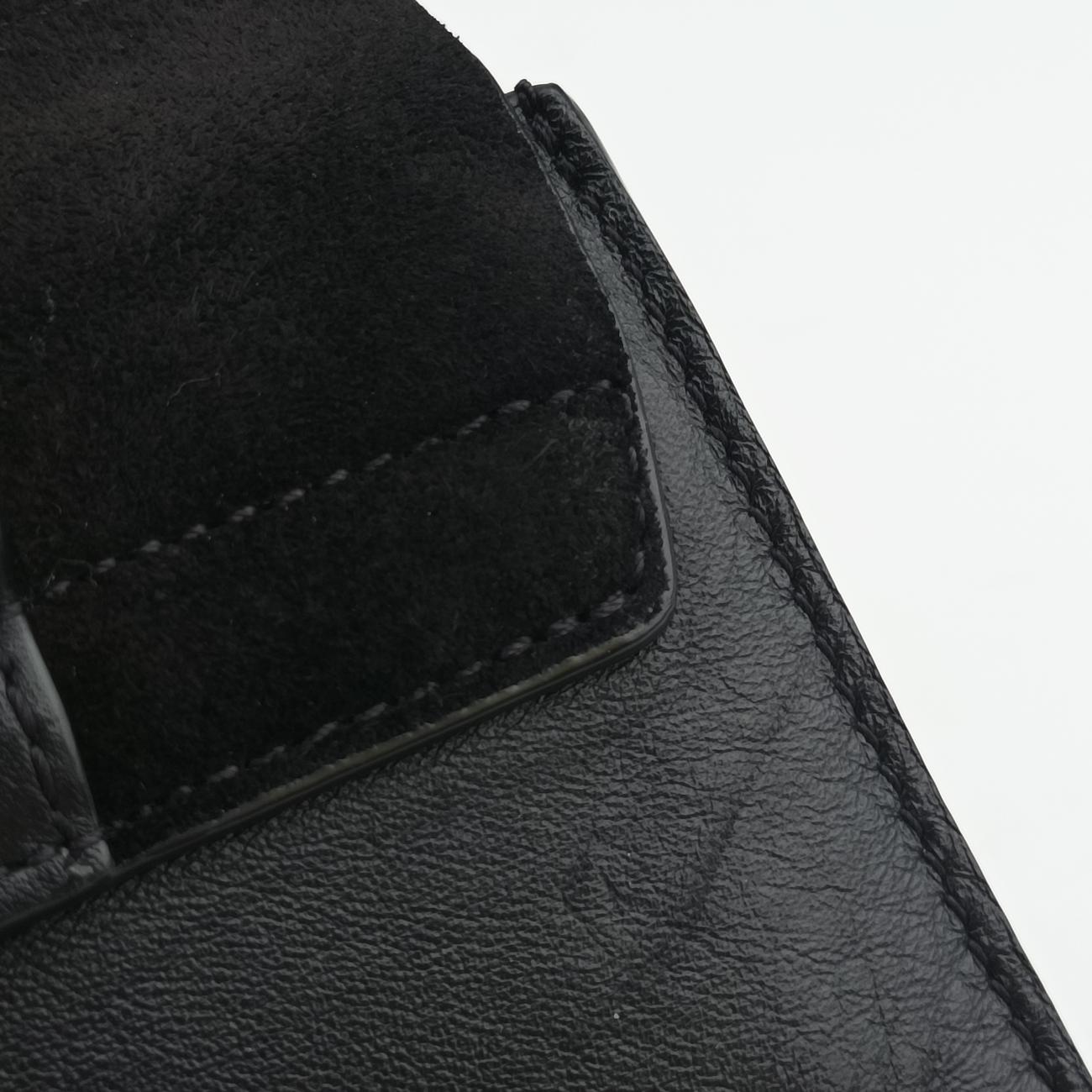 Pre-owned Chloe FAYE Black Leather × suede  shoulderbag | stylenewstar