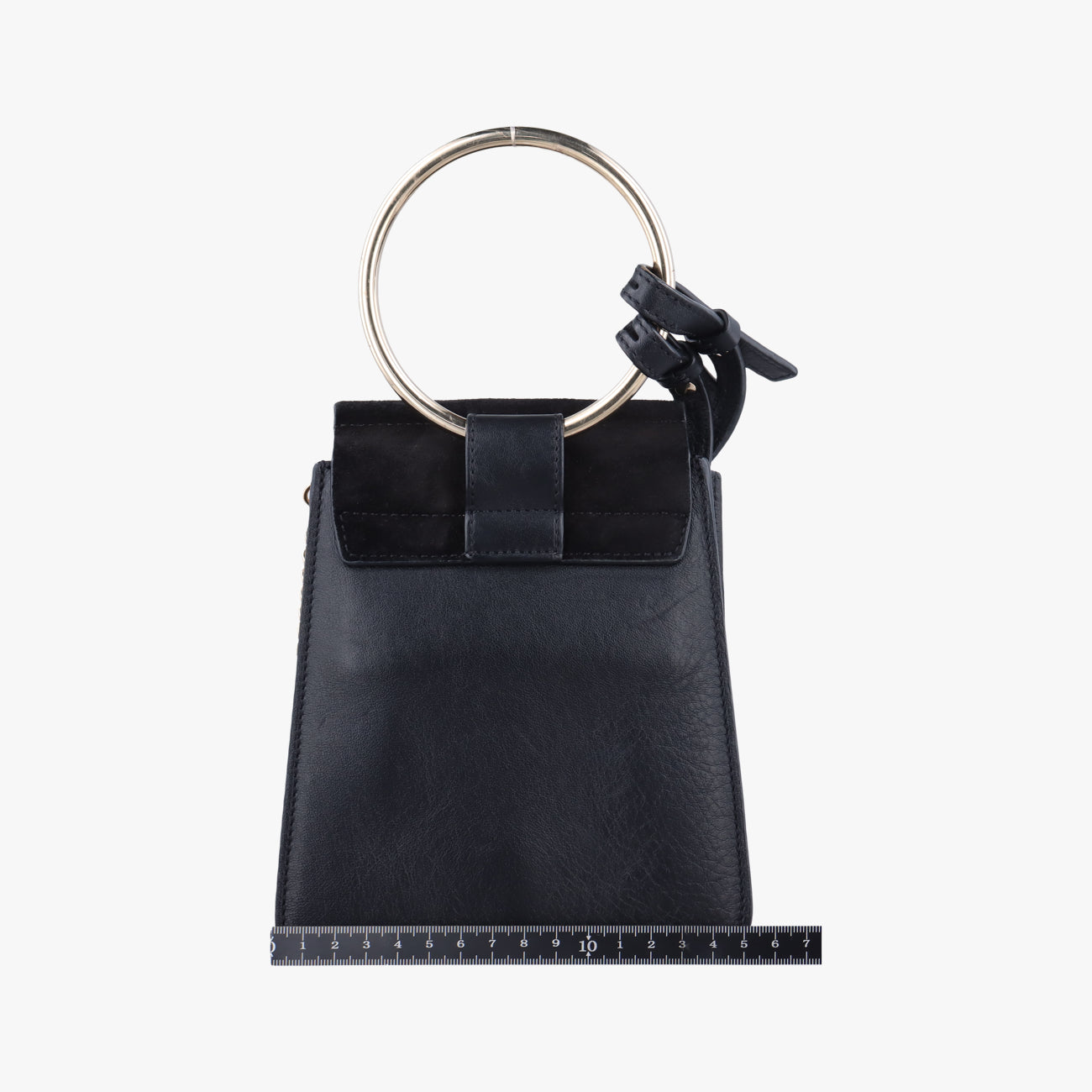 Pre-owned Chloe FAYE Black Leather × suede  shoulderbag | stylenewstar