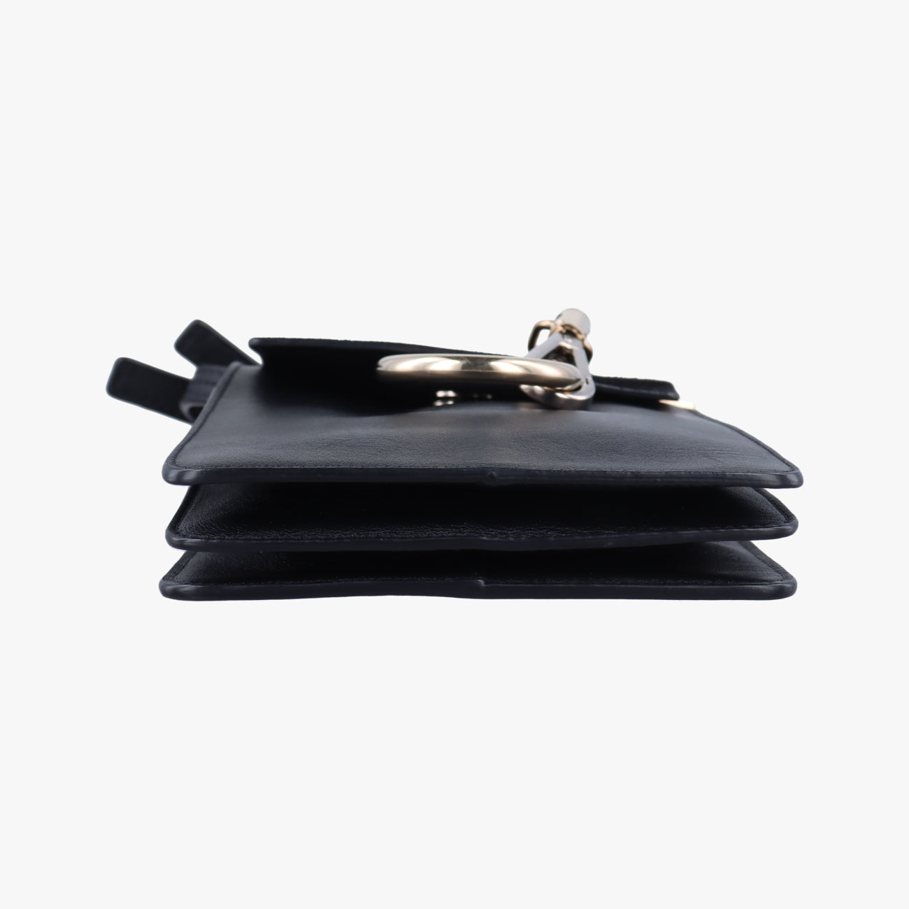 Pre-owned Chloe FAYE Black Leather × suede  shoulderbag | stylenewstar