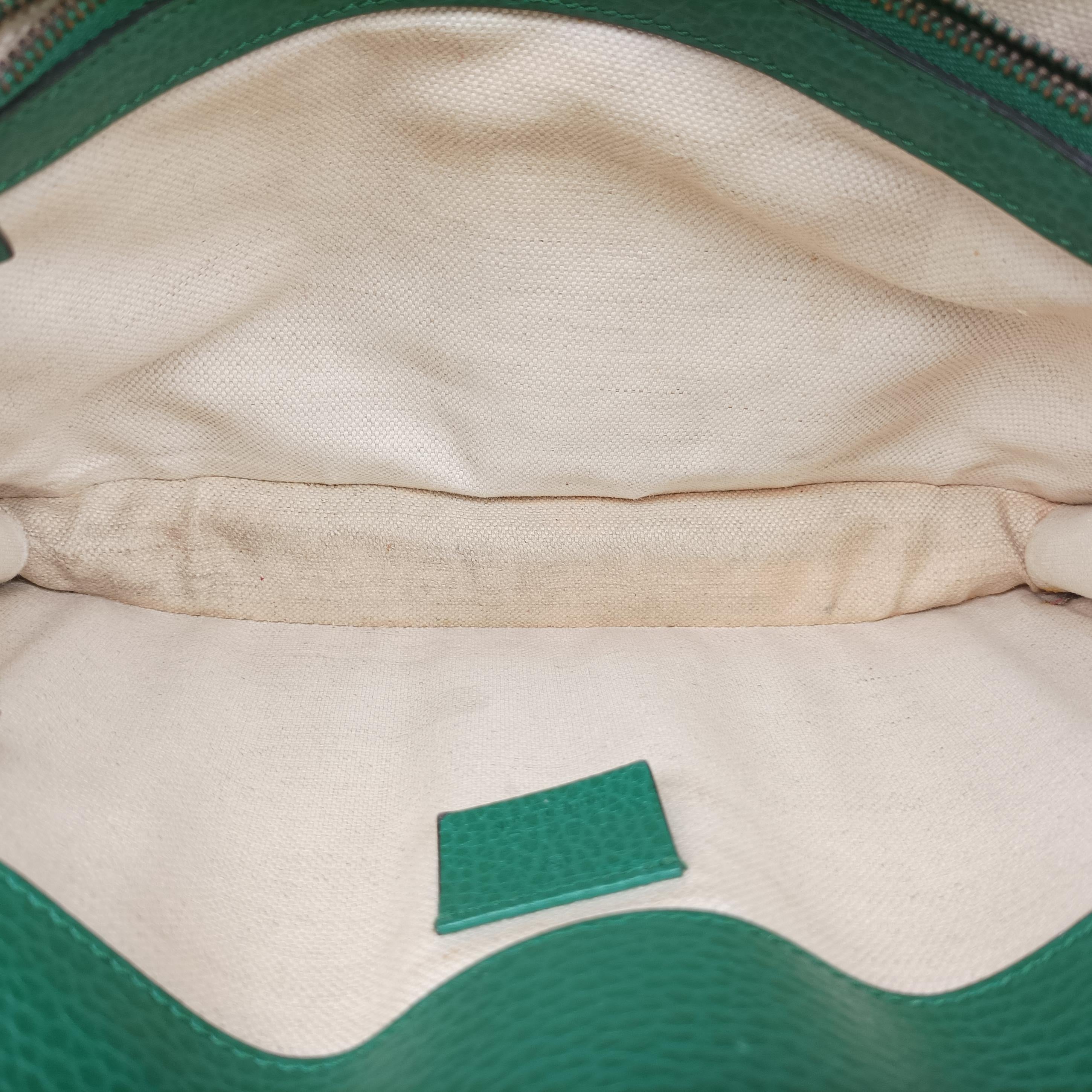 Pre-owned Gucci Dionysus Green Leather 400249 shoulderbag | stylenewstar