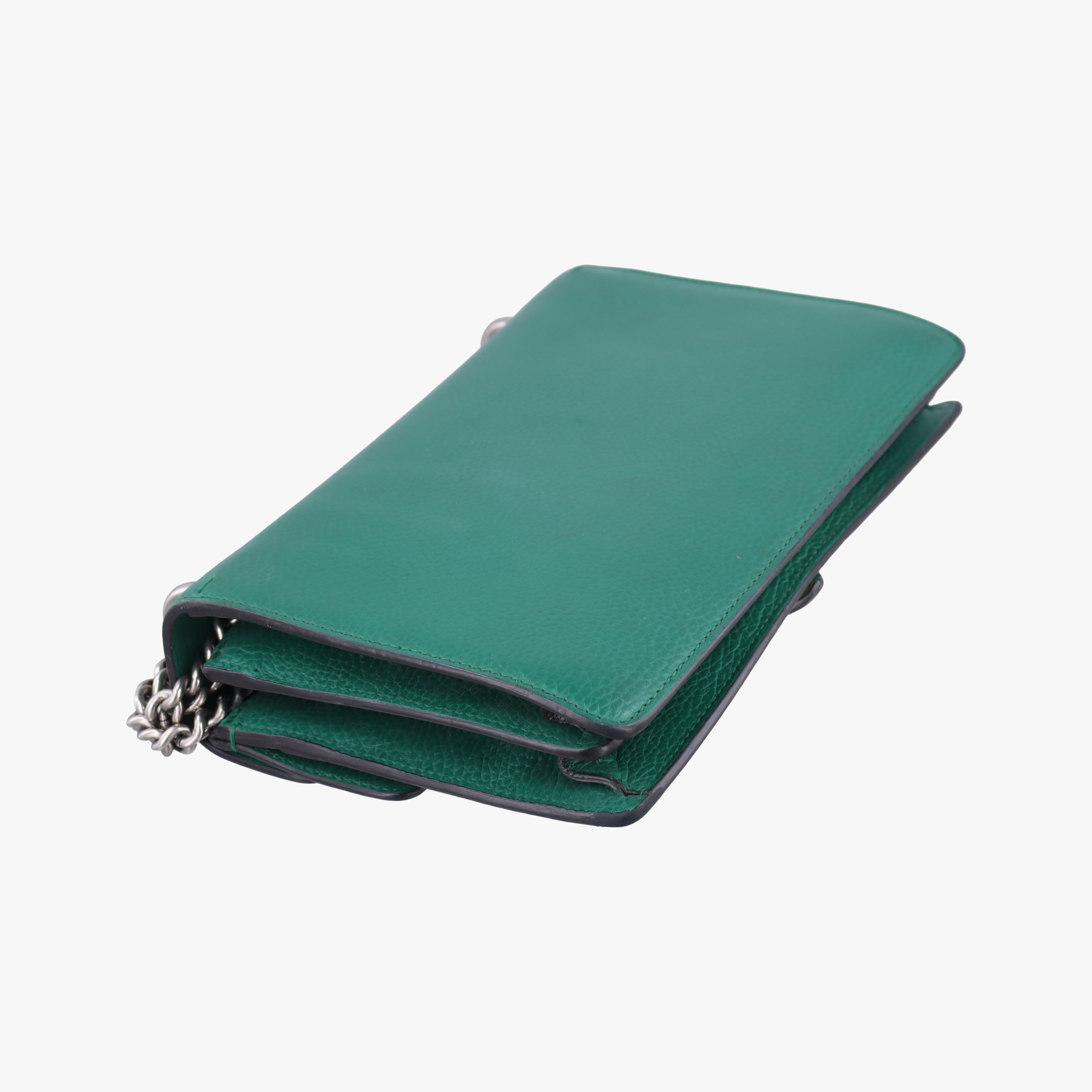 Pre-owned Gucci Dionysus Green Leather 400249 shoulderbag | stylenewstar