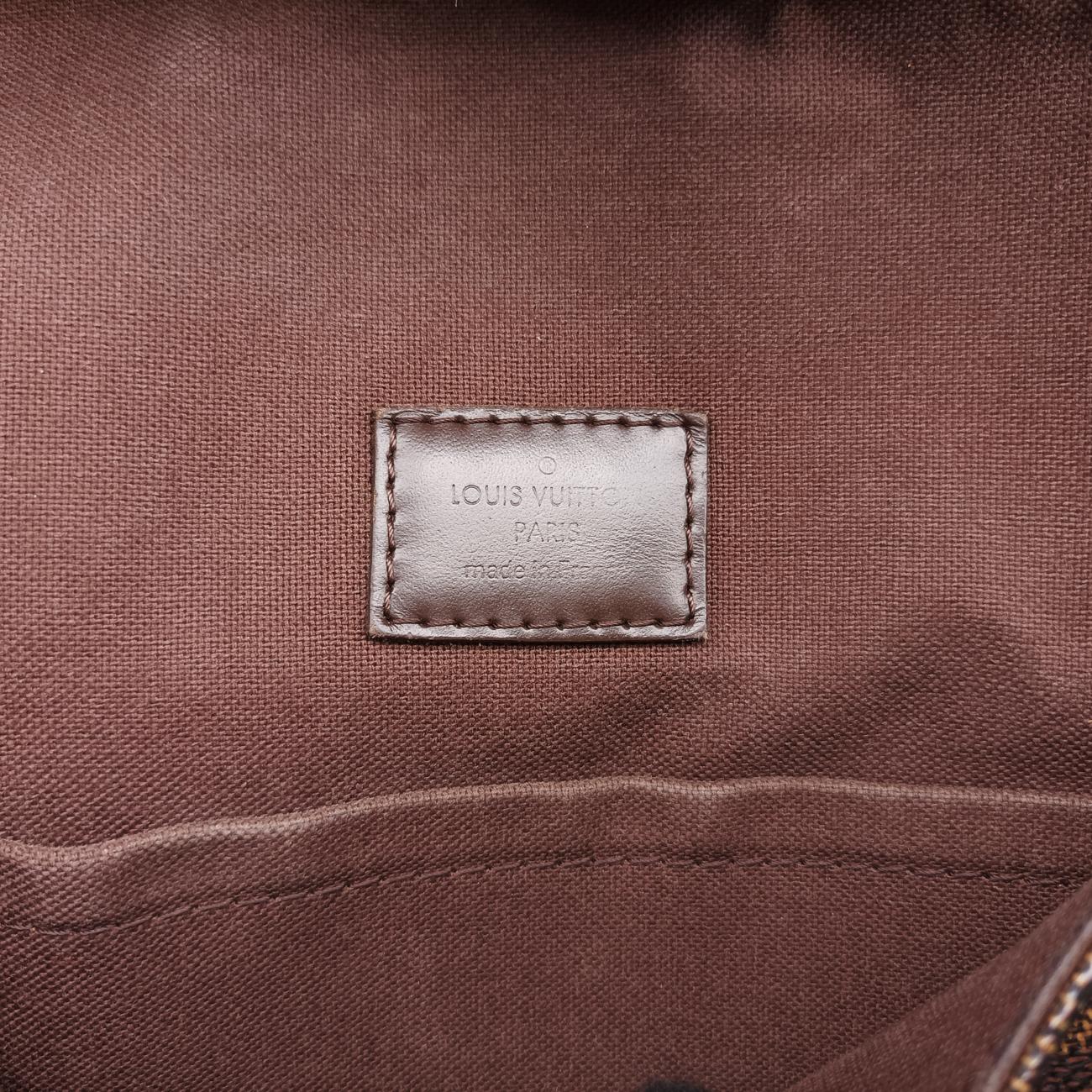 Pre-owned Louis Vuitton BROOKLYN MM EBENE Damier Canvas N51211 shoulderbag | stylenewstar