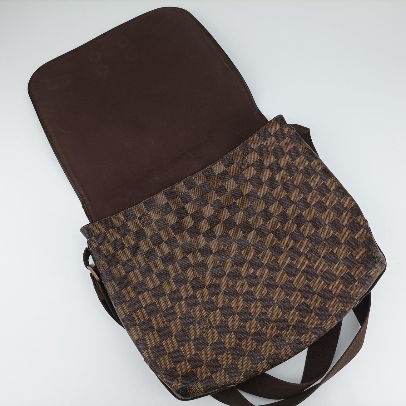 Pre-owned Louis Vuitton BROOKLYN MM EBENE Damier Canvas N51211 shoulderbag | stylenewstar
