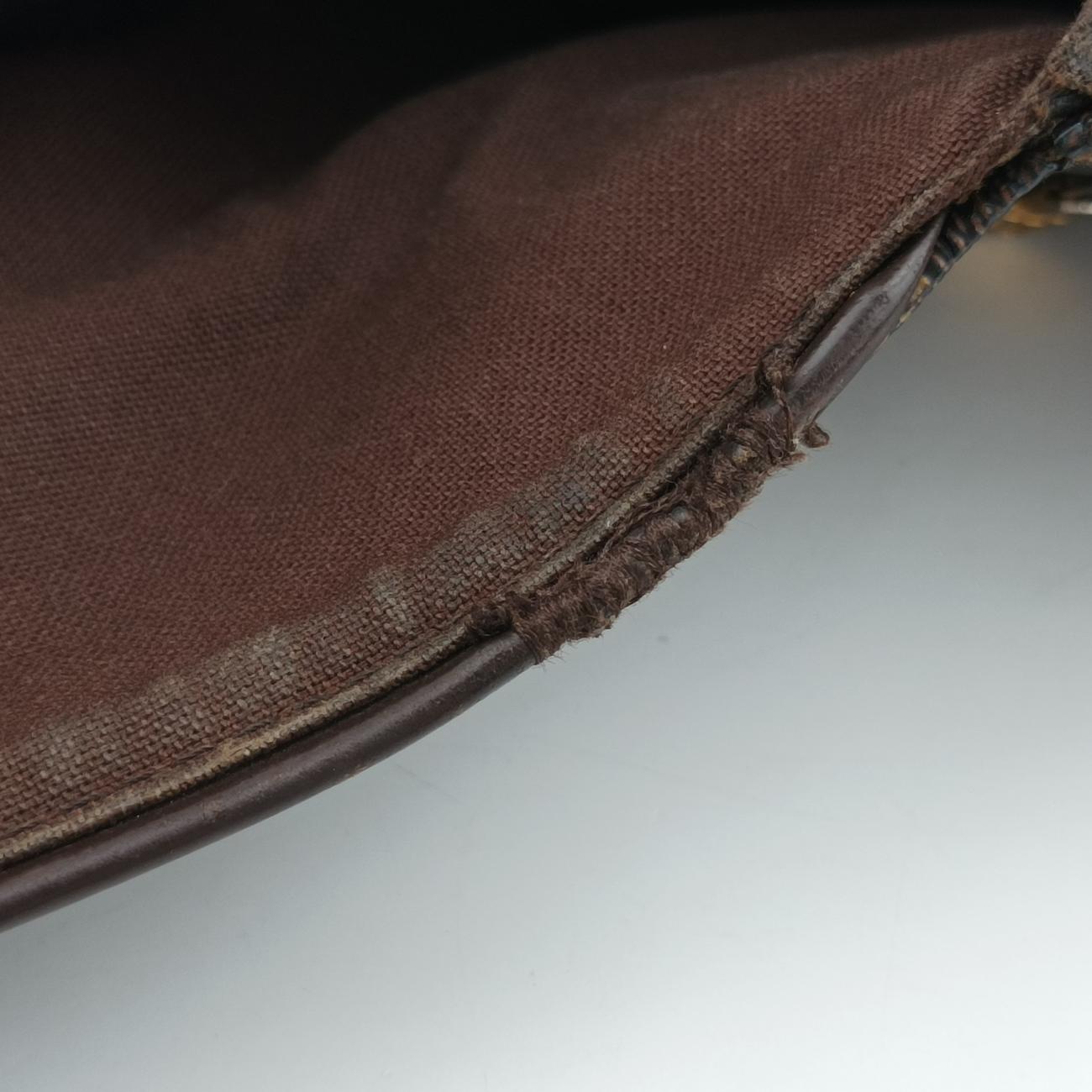 Pre-owned Louis Vuitton BROOKLYN MM EBENE Damier Canvas N51211 shoulderbag | stylenewstar