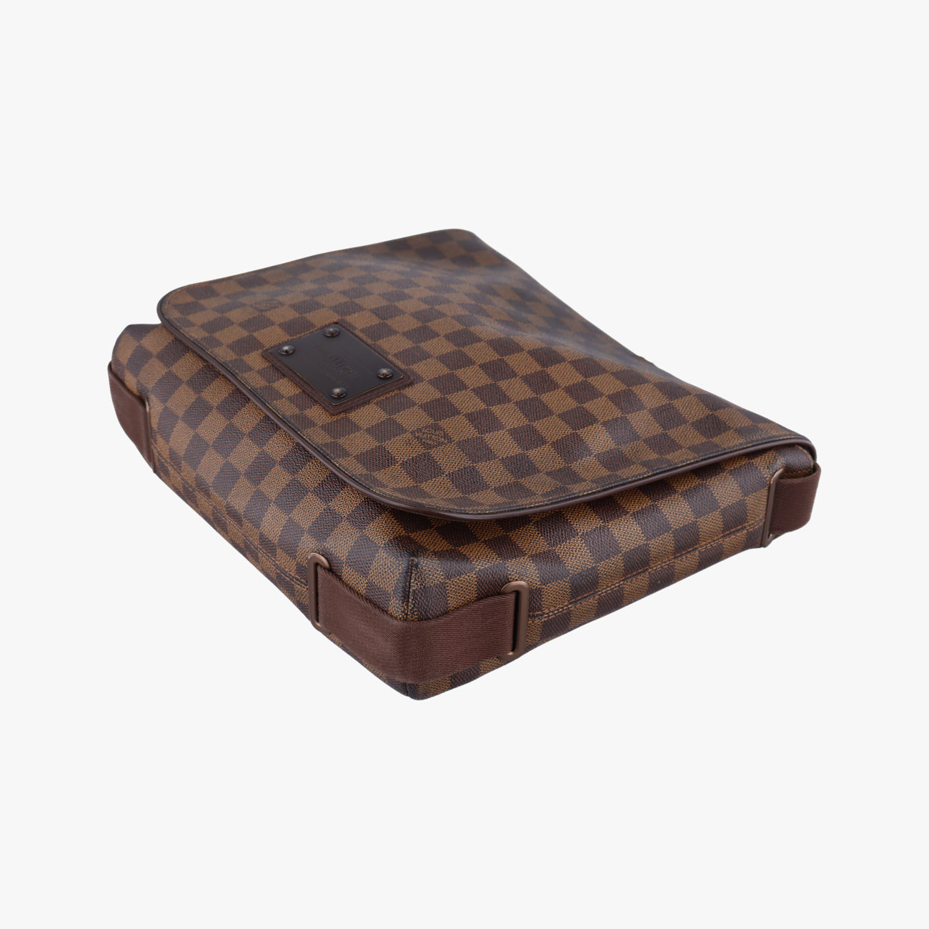 Pre-owned Louis Vuitton BROOKLYN MM EBENE Damier Canvas N51211 shoulderbag | stylenewstar