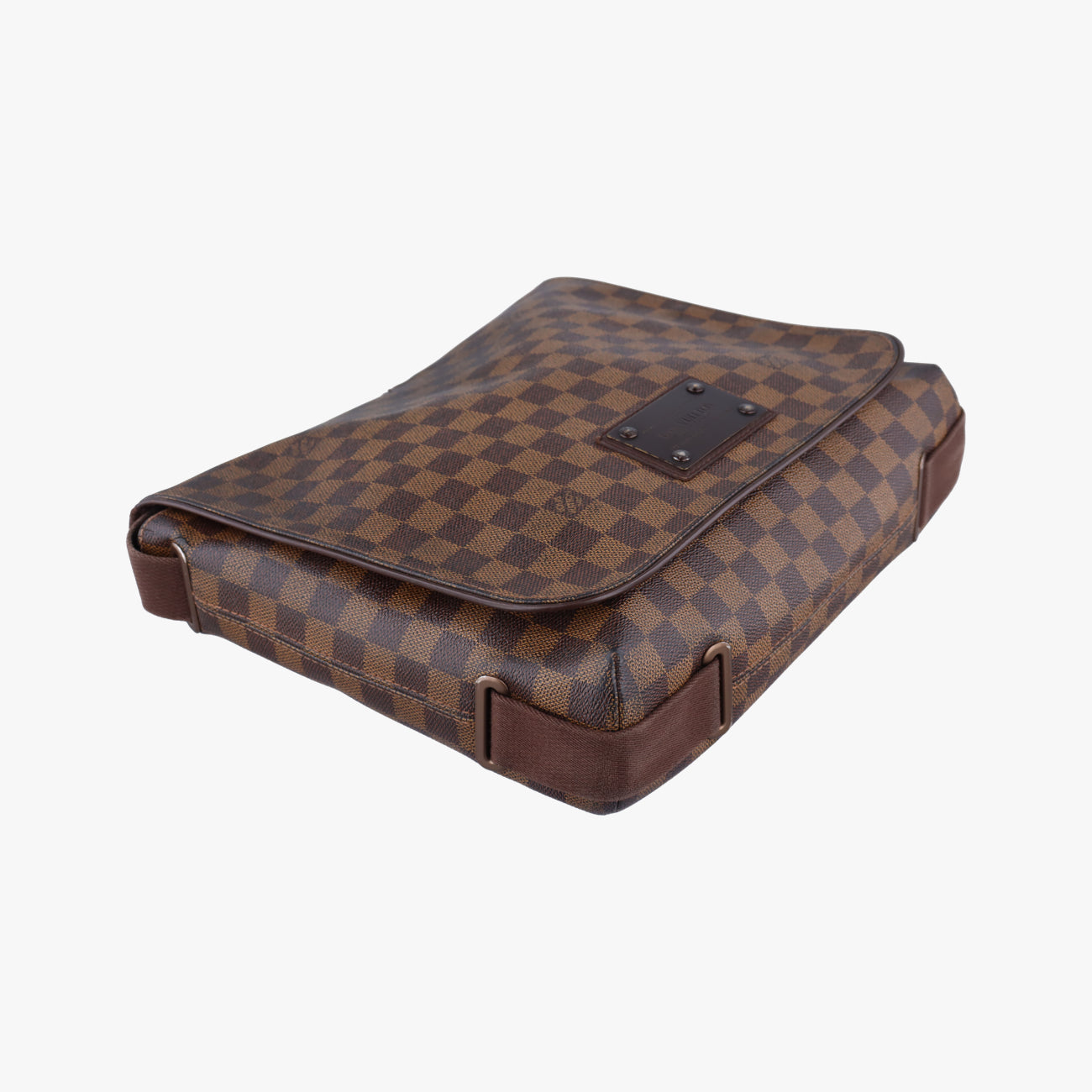 Pre-owned Louis Vuitton BROOKLYN MM EBENE Damier Canvas N51211 shoulderbag | stylenewstar