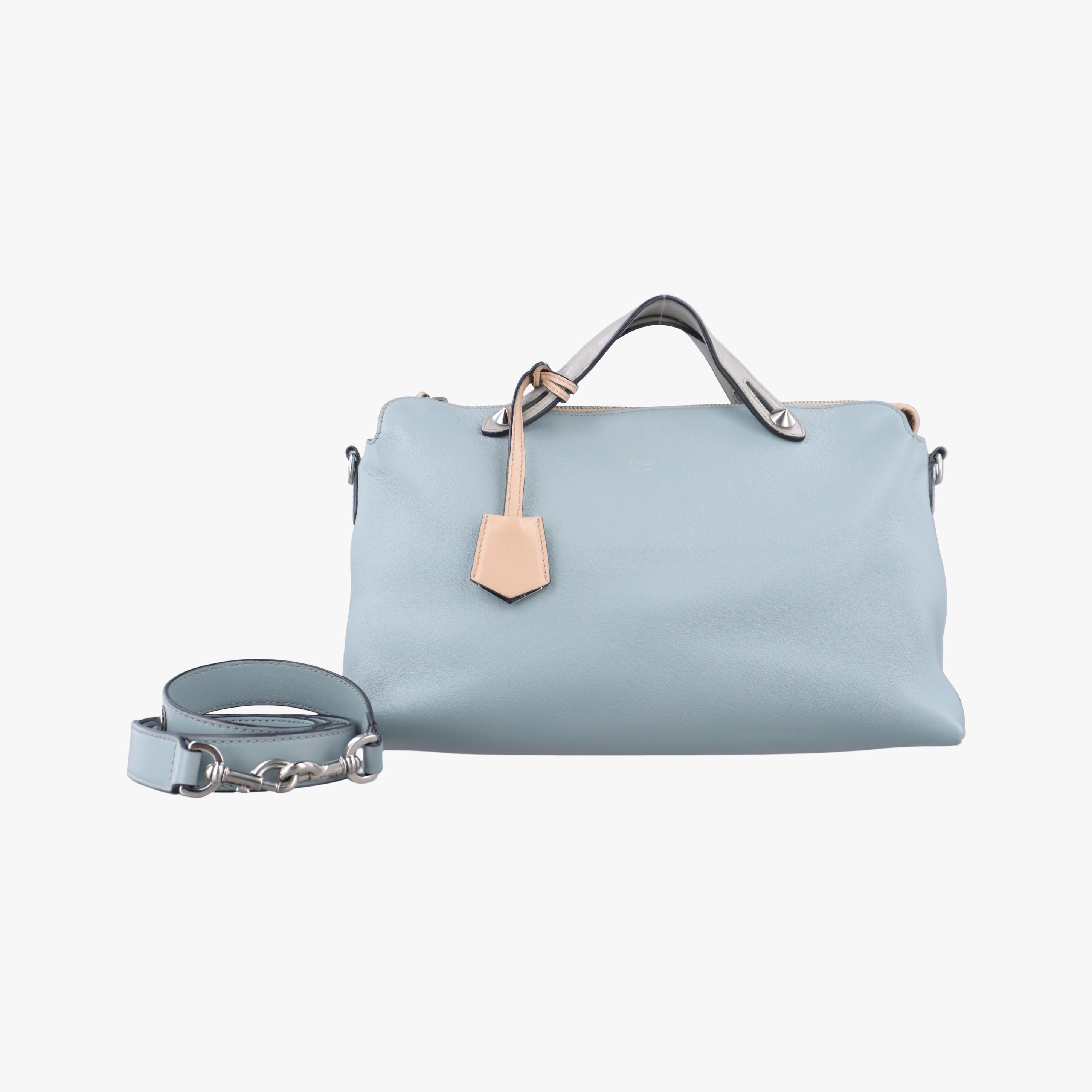 Secondhand Fendi Small By The Way Blue Leather 8BL125 shoulderbag | stylenewstar