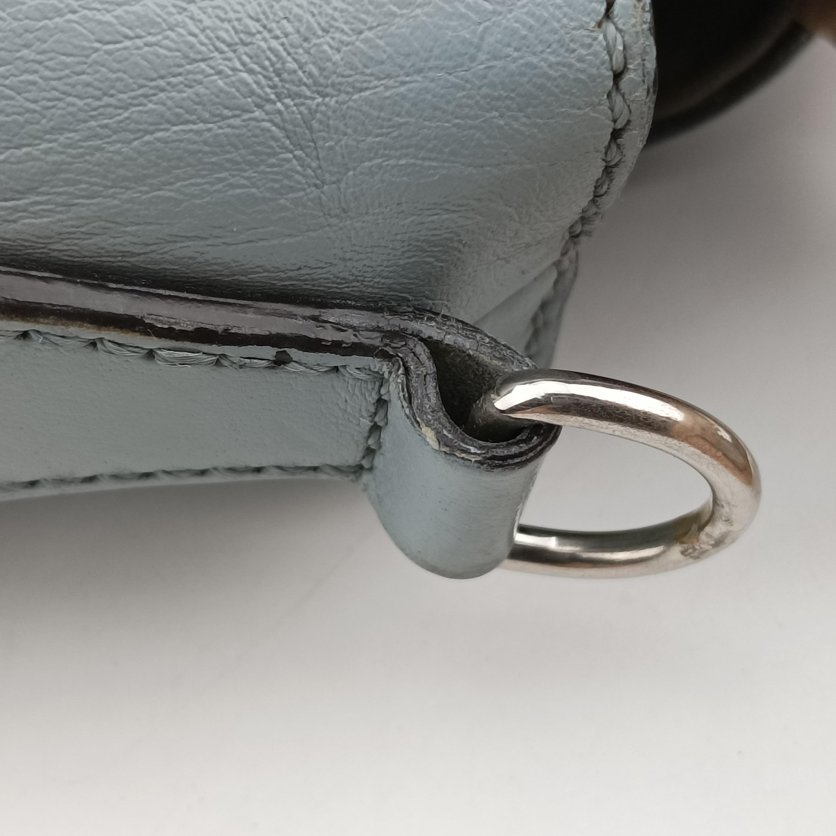 Secondhand Fendi Small By The Way Blue Leather 8BL125 shoulderbag | stylenewstar